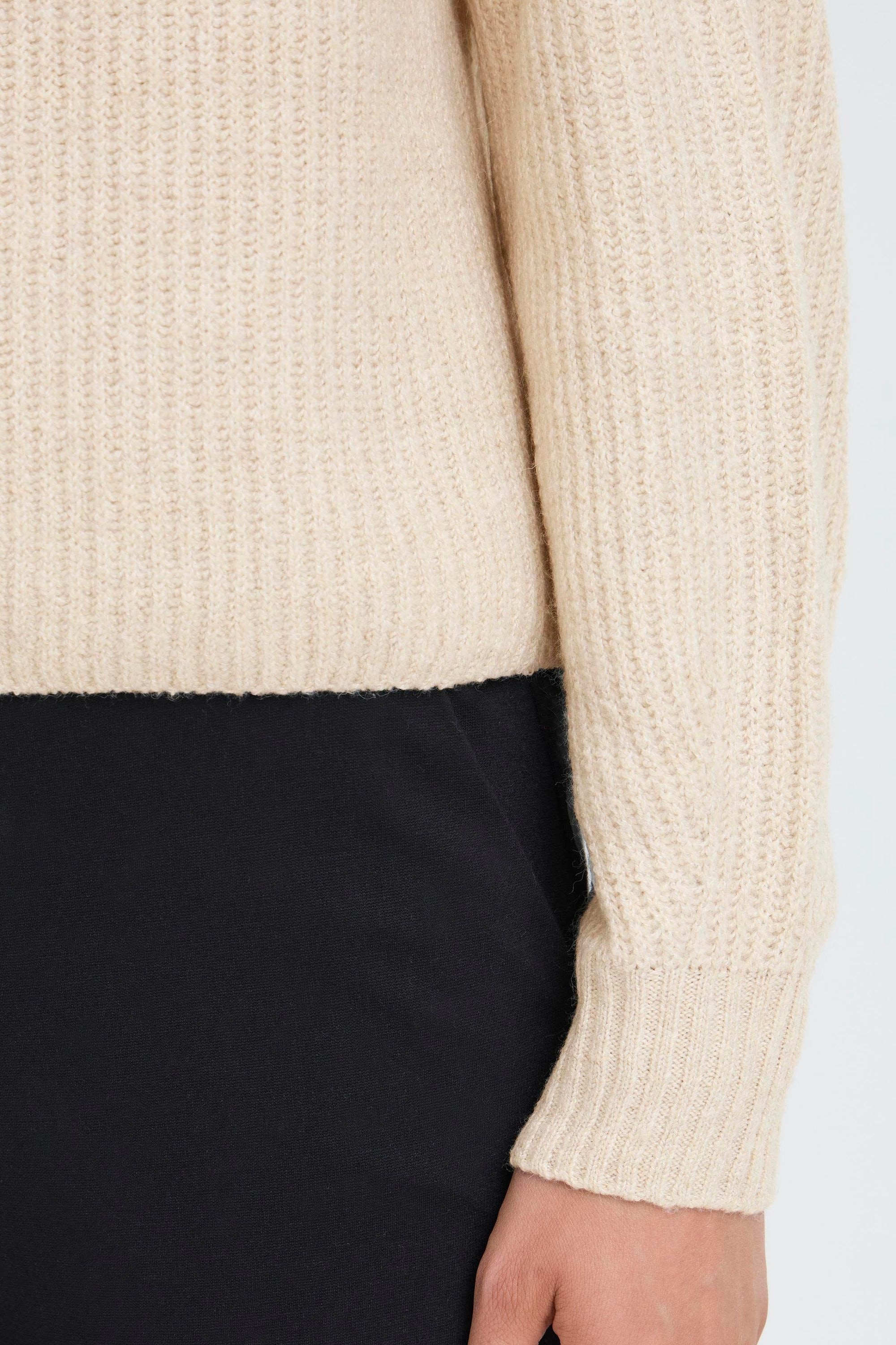 OXMO Strickfleece-Pullover »Strickpullover OXIFANSI«