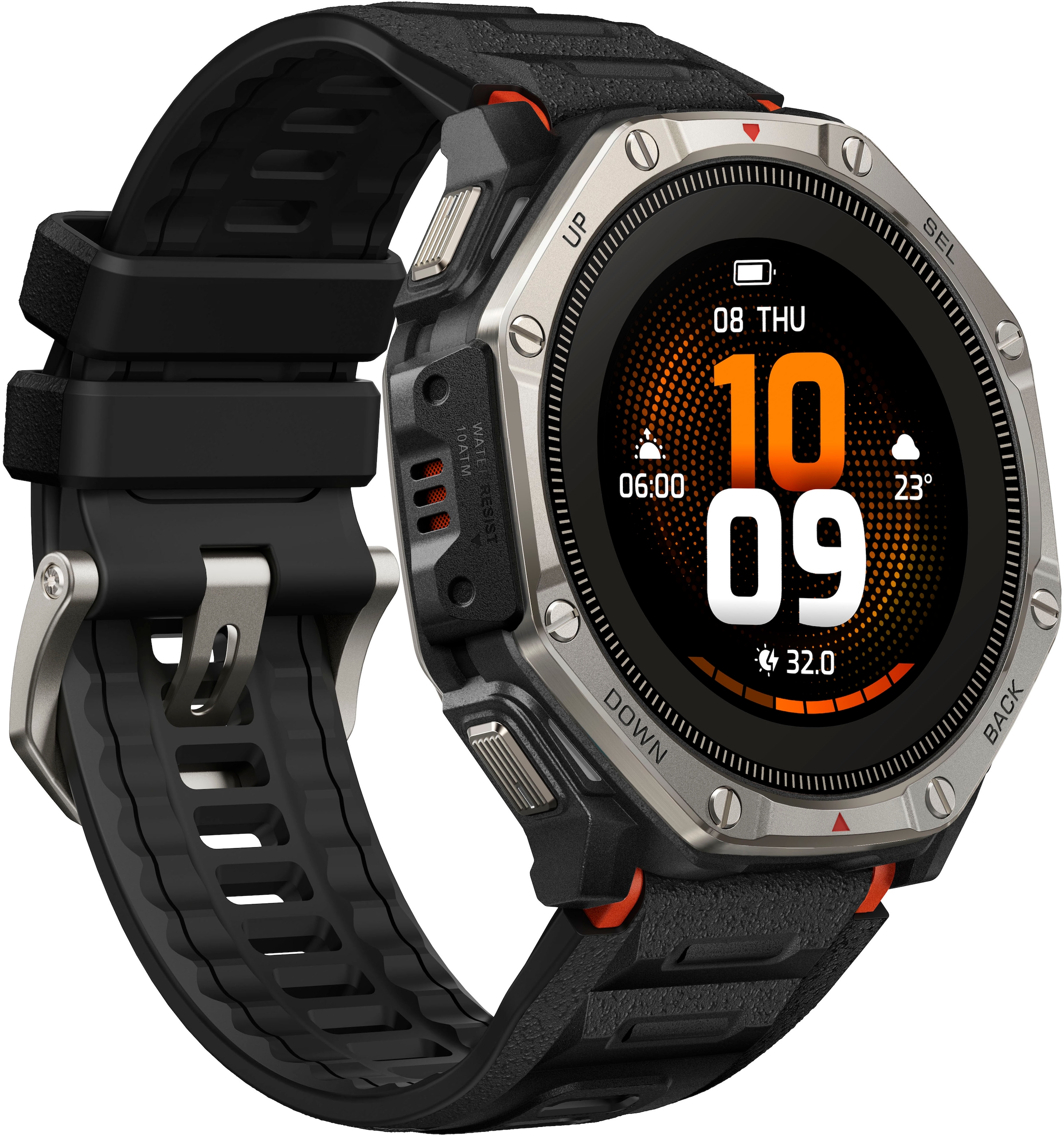Amazfit Smartwatch »T-Rex Dual Solar«(51,4/ 2,02 ″) Zepp OS