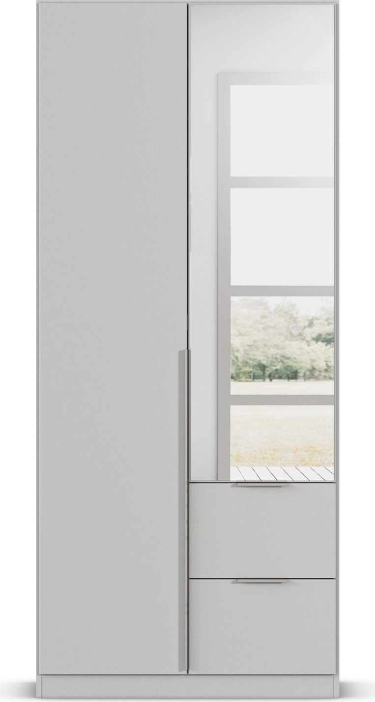 rauch Drehtürenschrank »Kleiderschrank Schrank Garderobe AGORDO mit Dekor- oder Hochglanzfront«, (in zwei Griff-Farben mit Dekor- oder Hochglanzfront), mit Außenschubkästen, in 6 Breiten und 2 Höhen MADE IN GERMANY