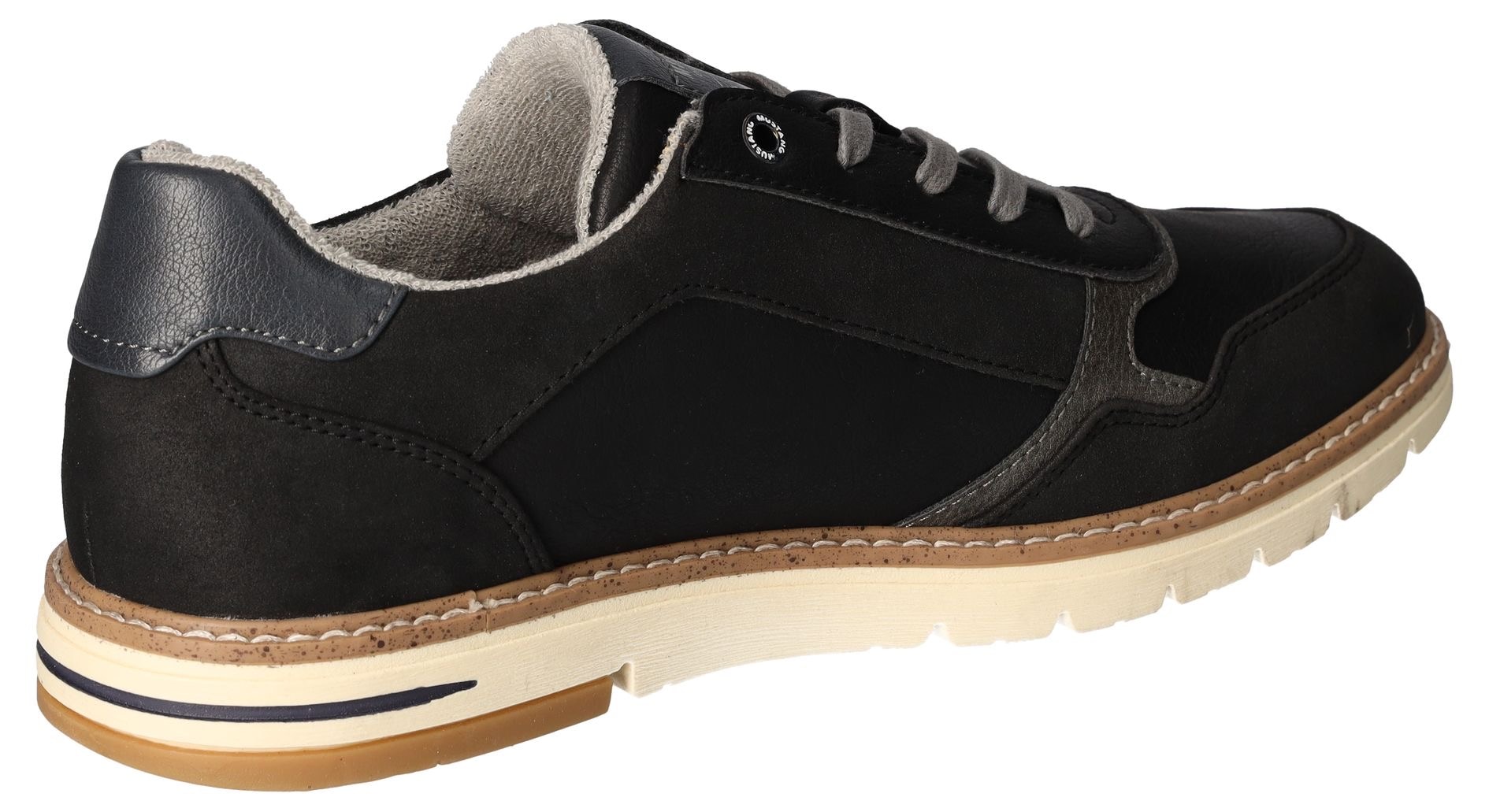 Mustang Shoes Schnürschuh, mit Reißverschluss, Freizeitschuh, Halbschuh, Schnürschuh