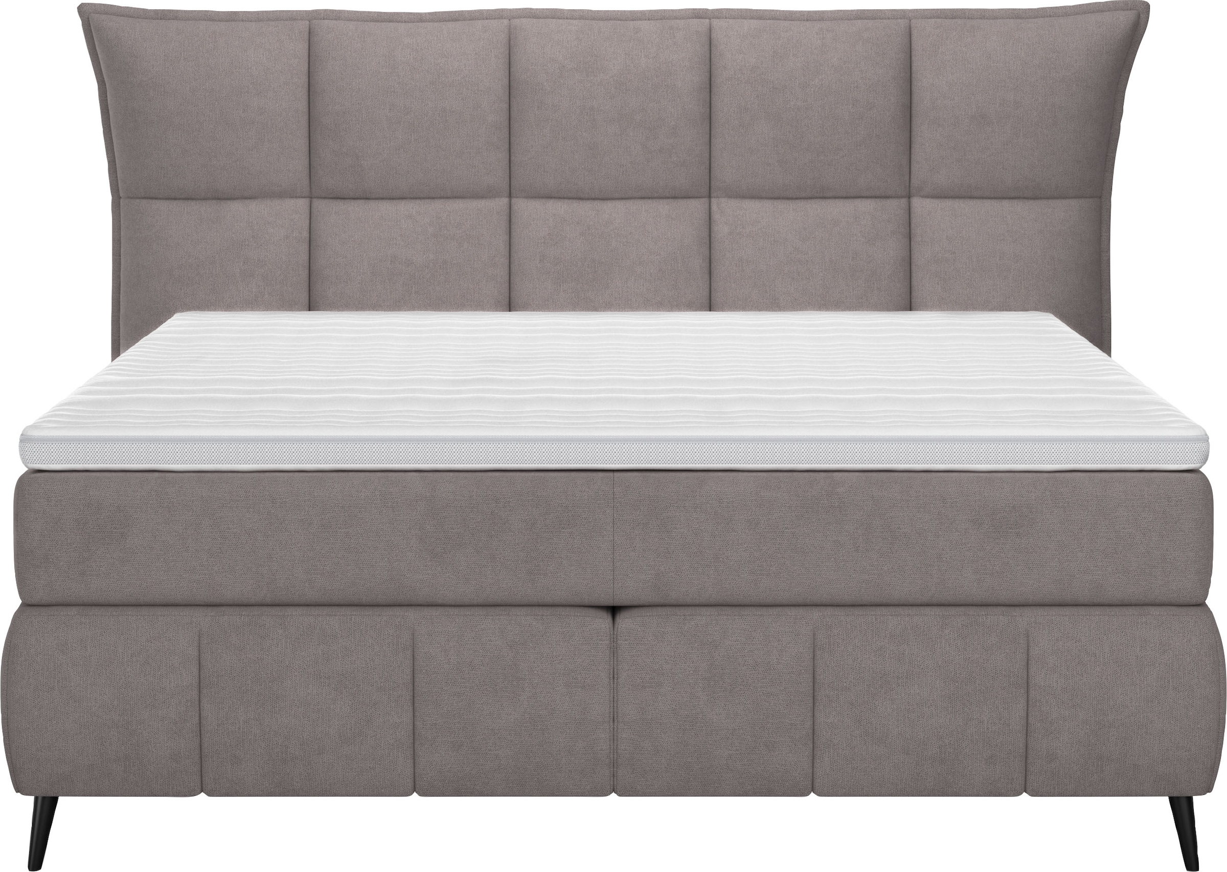 COTTA Boxspringbett »Sarah« inkl. Topper, 2 Matratzenkerne, Härtegrade H2, H3 oder H4