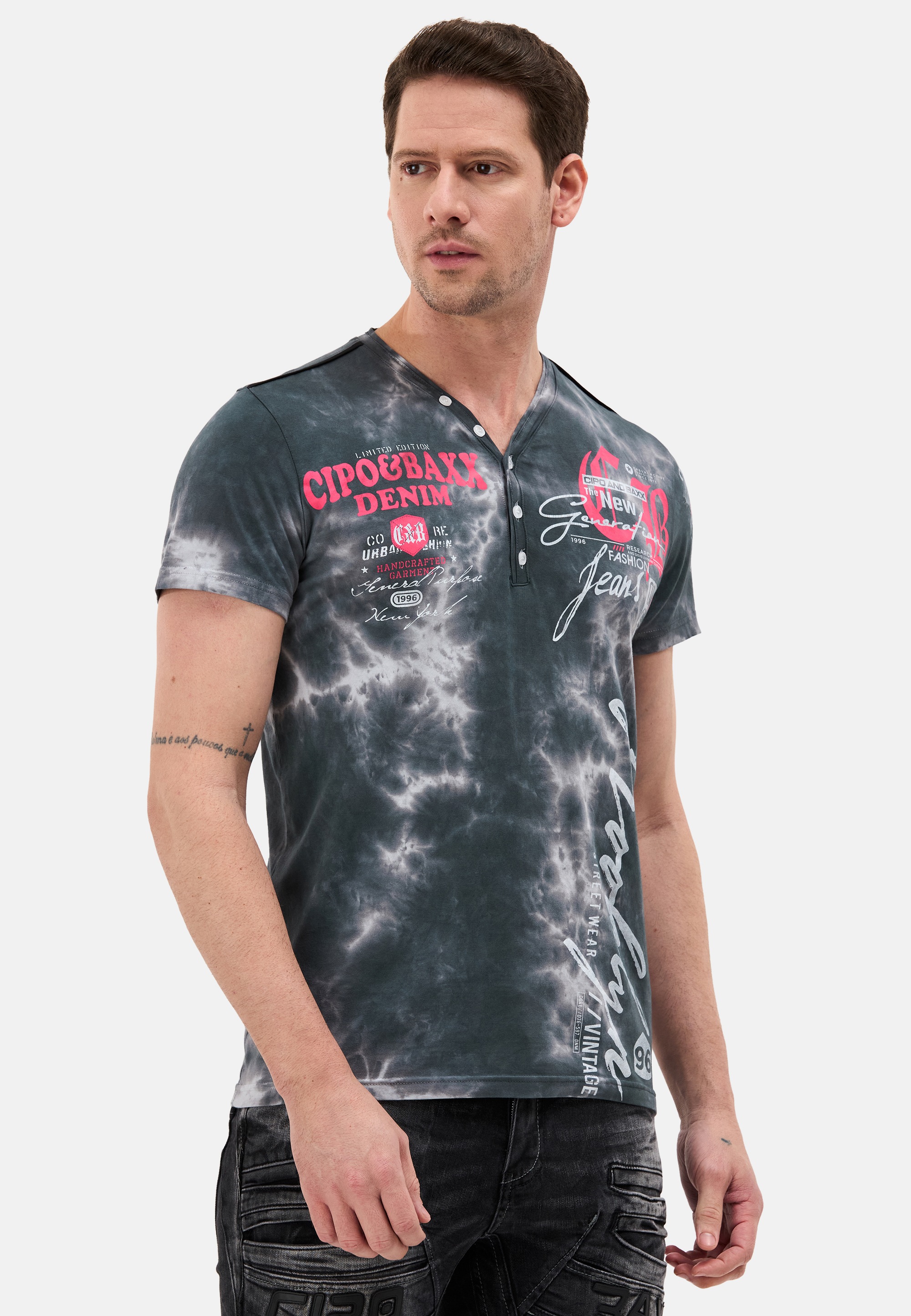 Cipo & Baxx Kurzarmshirt