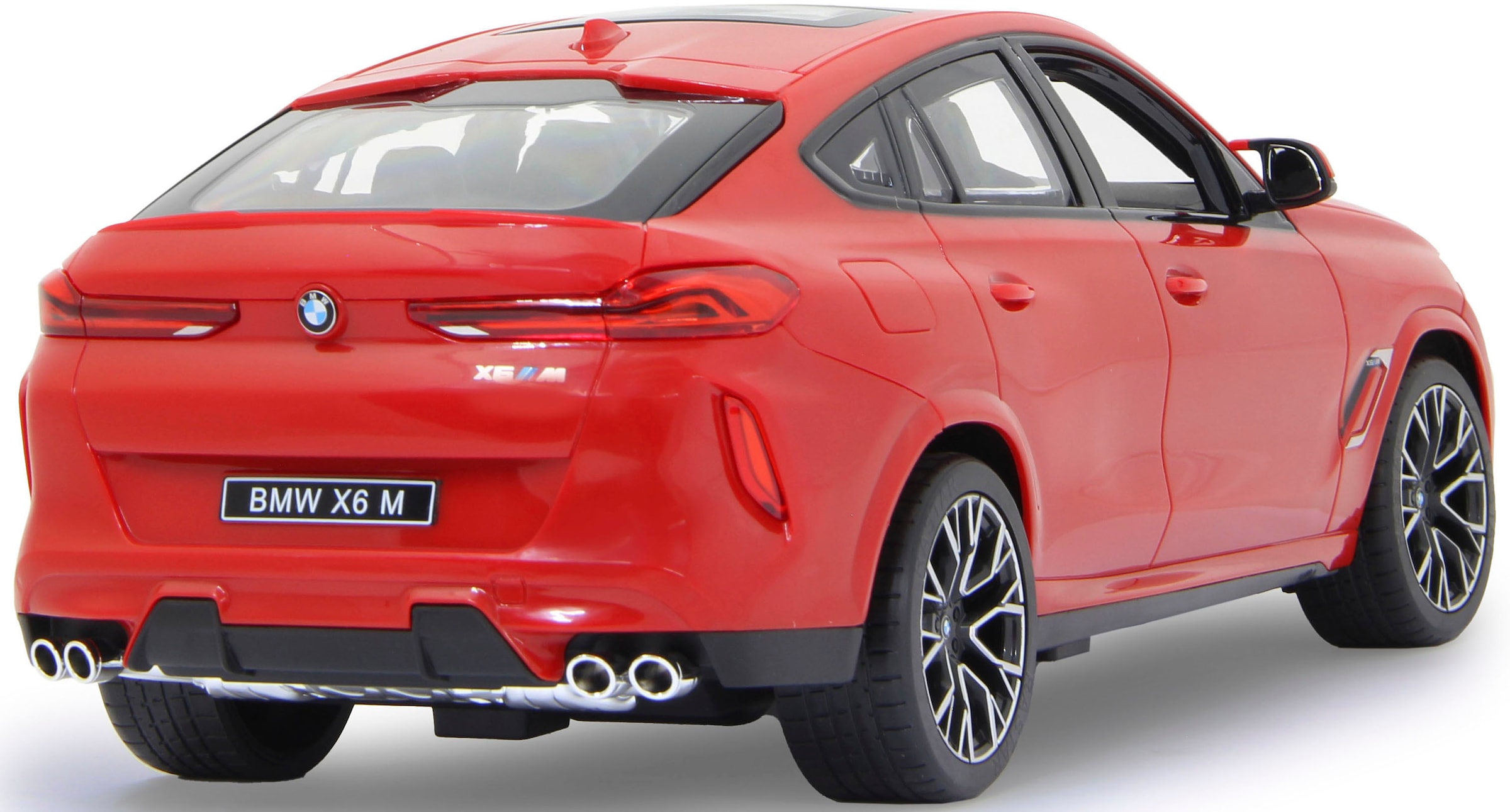 Jamara RC-Auto »Deluxe Cars, BMW X6 M 1:14, rot - 2,4 GHz«, mit LED-Lichtern