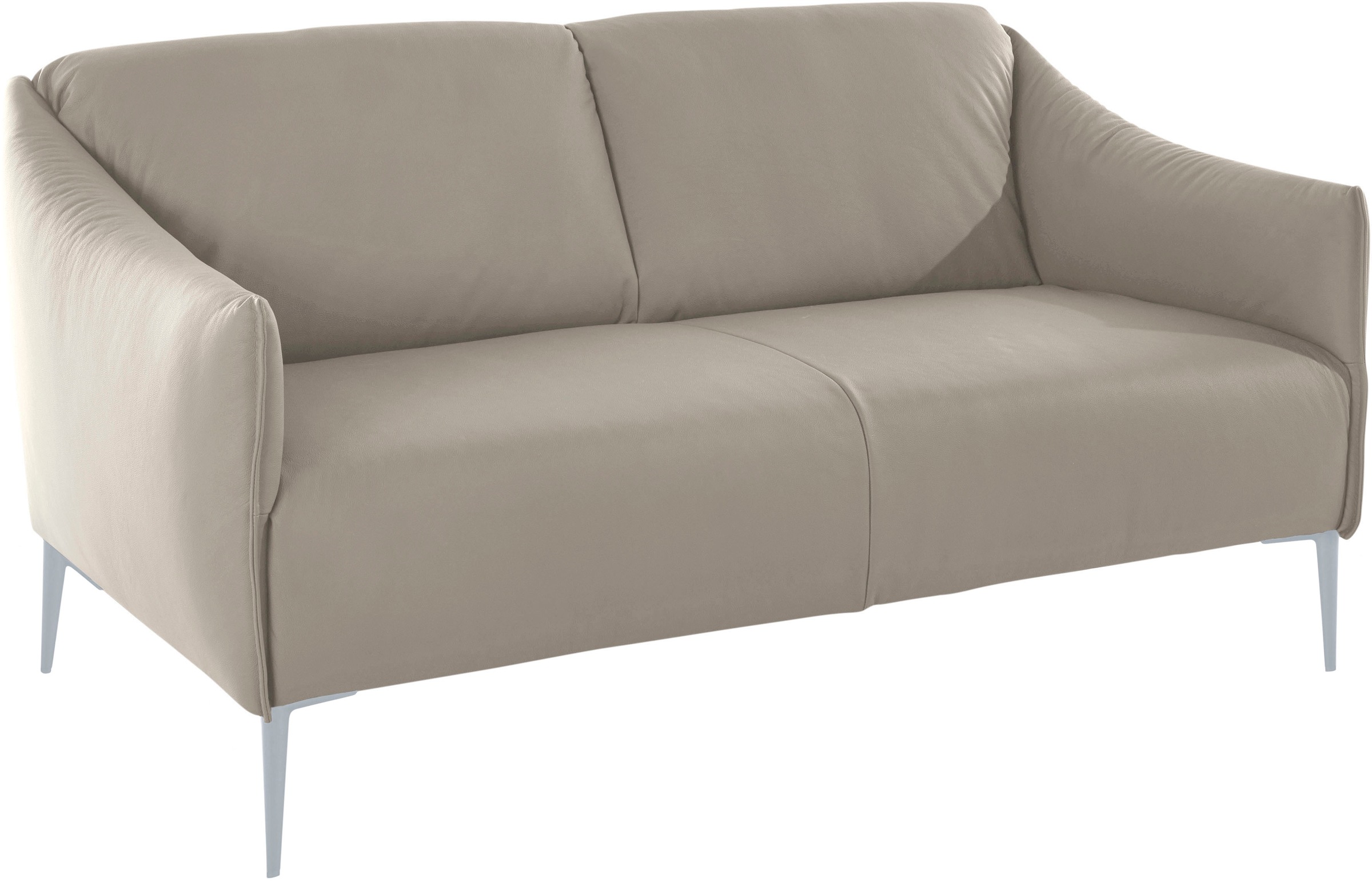 W.SCHILLIG 2-Sitzer »sally«, mit Metallfüßen in Silber matt, Breite 154 cm
