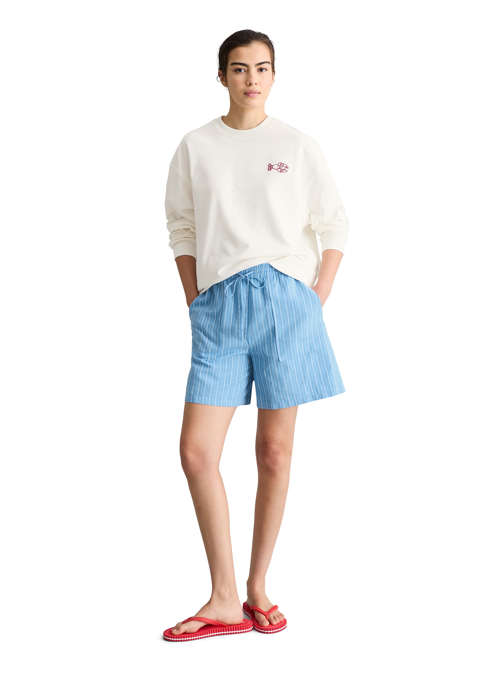 Marc O'Polo DENIM Sweatshirt »oversized mit markantem Rückenprint«
