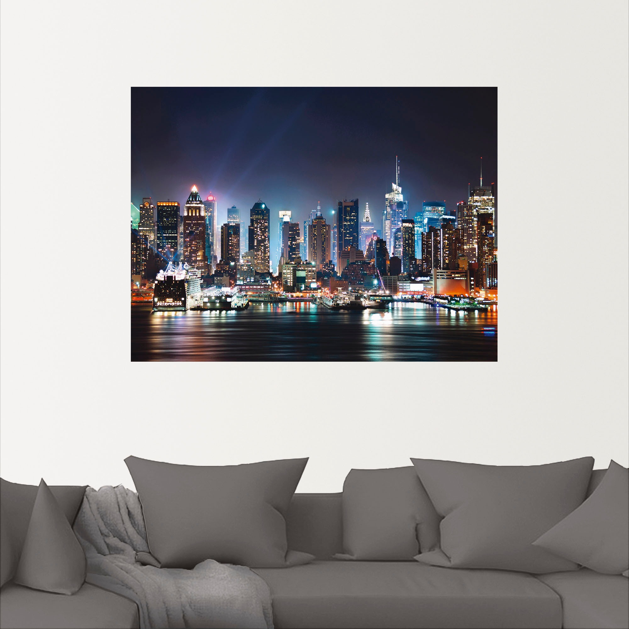 Artland Wandbild »New York City Times Square«, Amerika, (1 St.), als Leinwandbild, Poster, Wandaufkleber in verschied. Größen