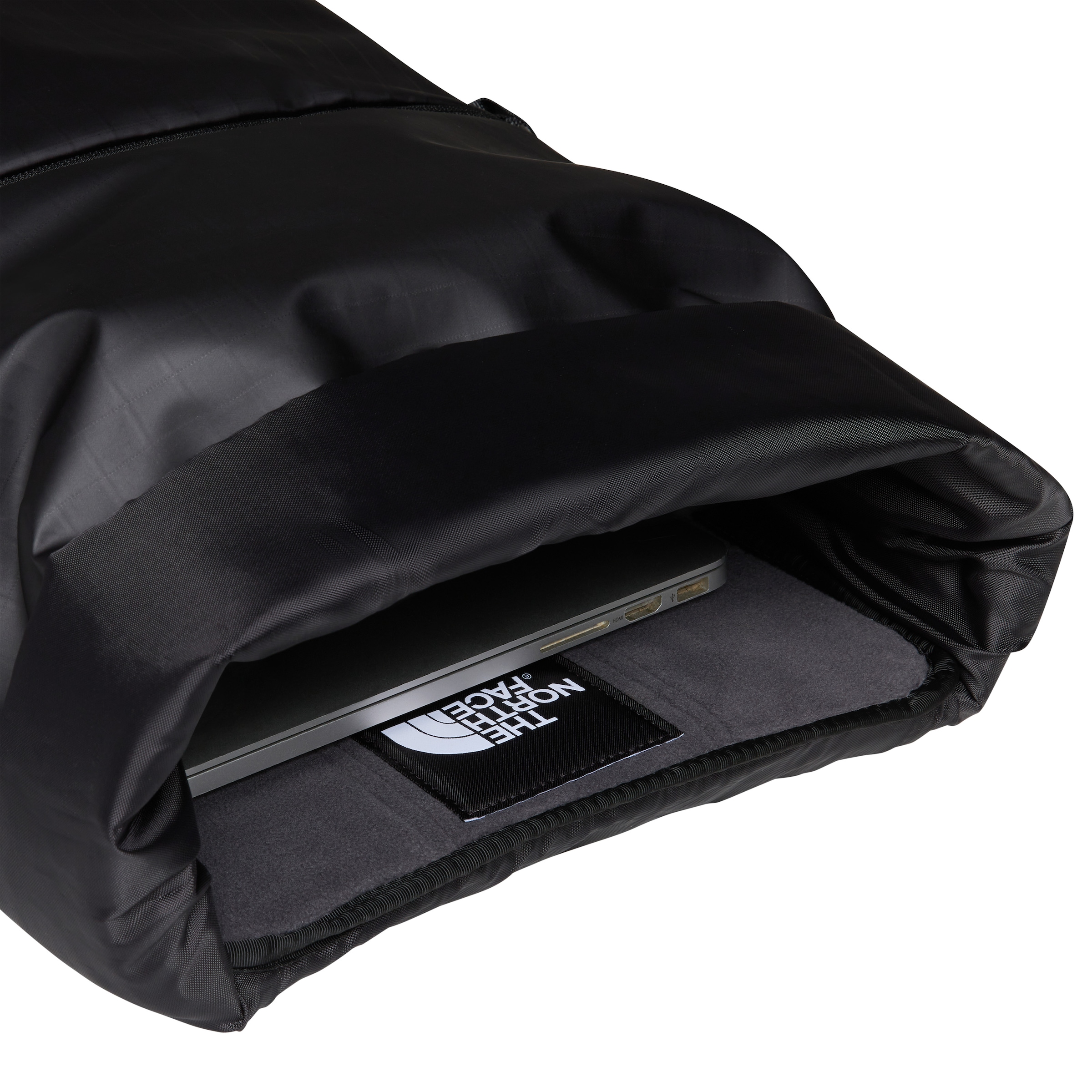 The North Face Freizeitrucksack »BASE CAMP VOYAGER ROLLTOP« mit Laptop-Fach, mit zwei Fächern für Wasserflaschen