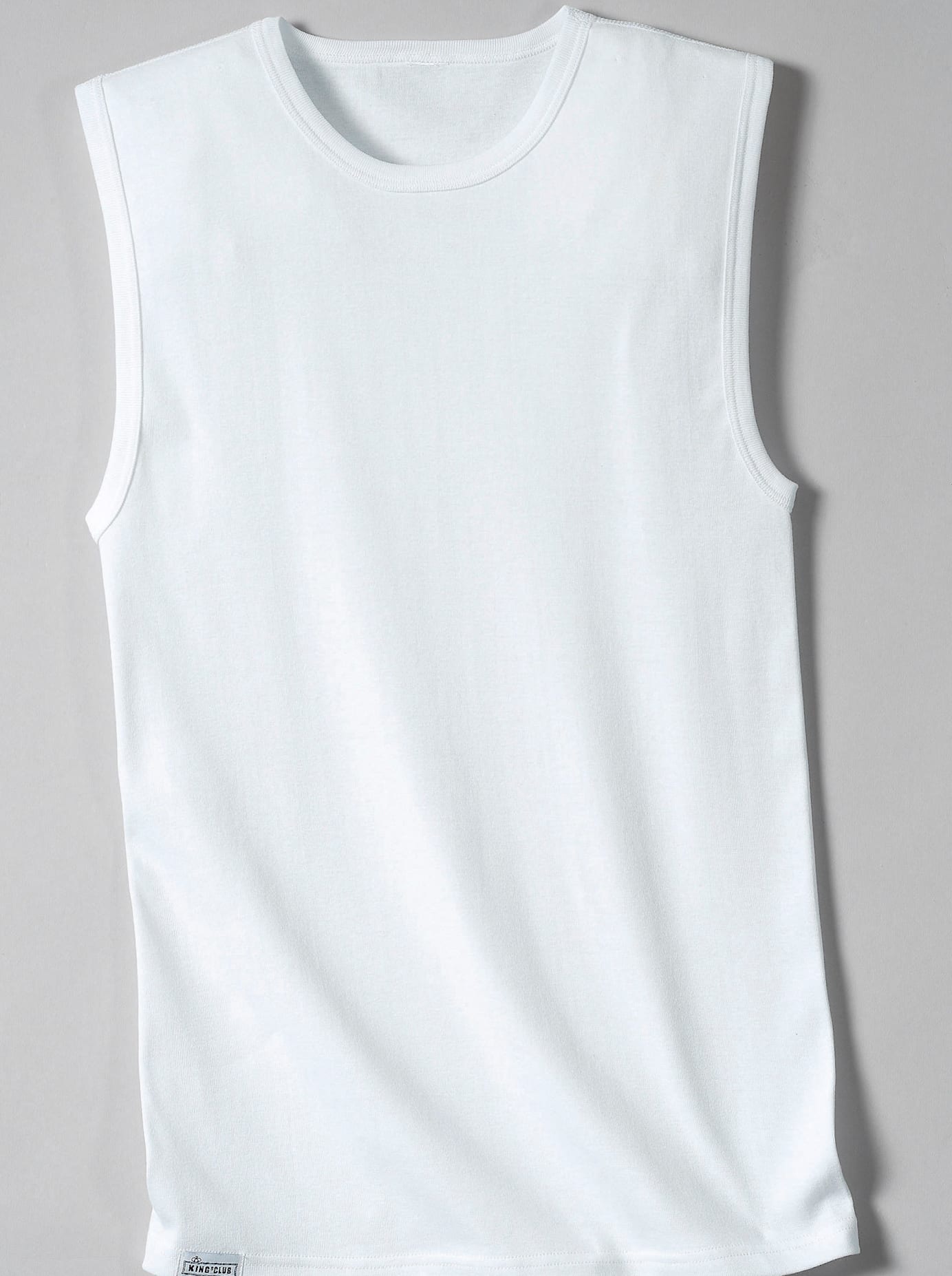 Kings Club Herren Unterhemd 3 Stk. tlg. in weiß, Größe 9