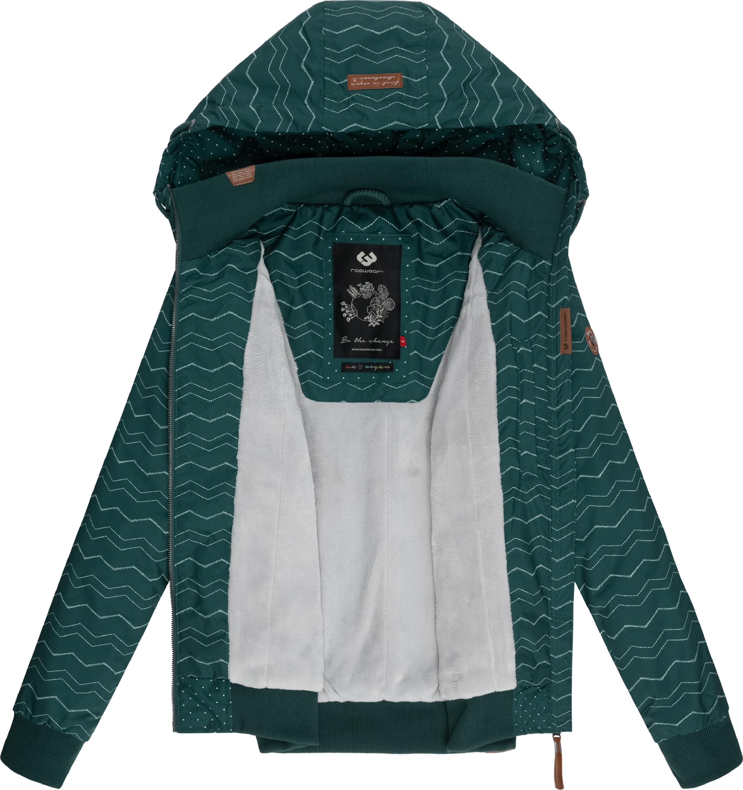 Ragwear Winterjacke »Winterjacke Nuggie Zig Zag Intl.«