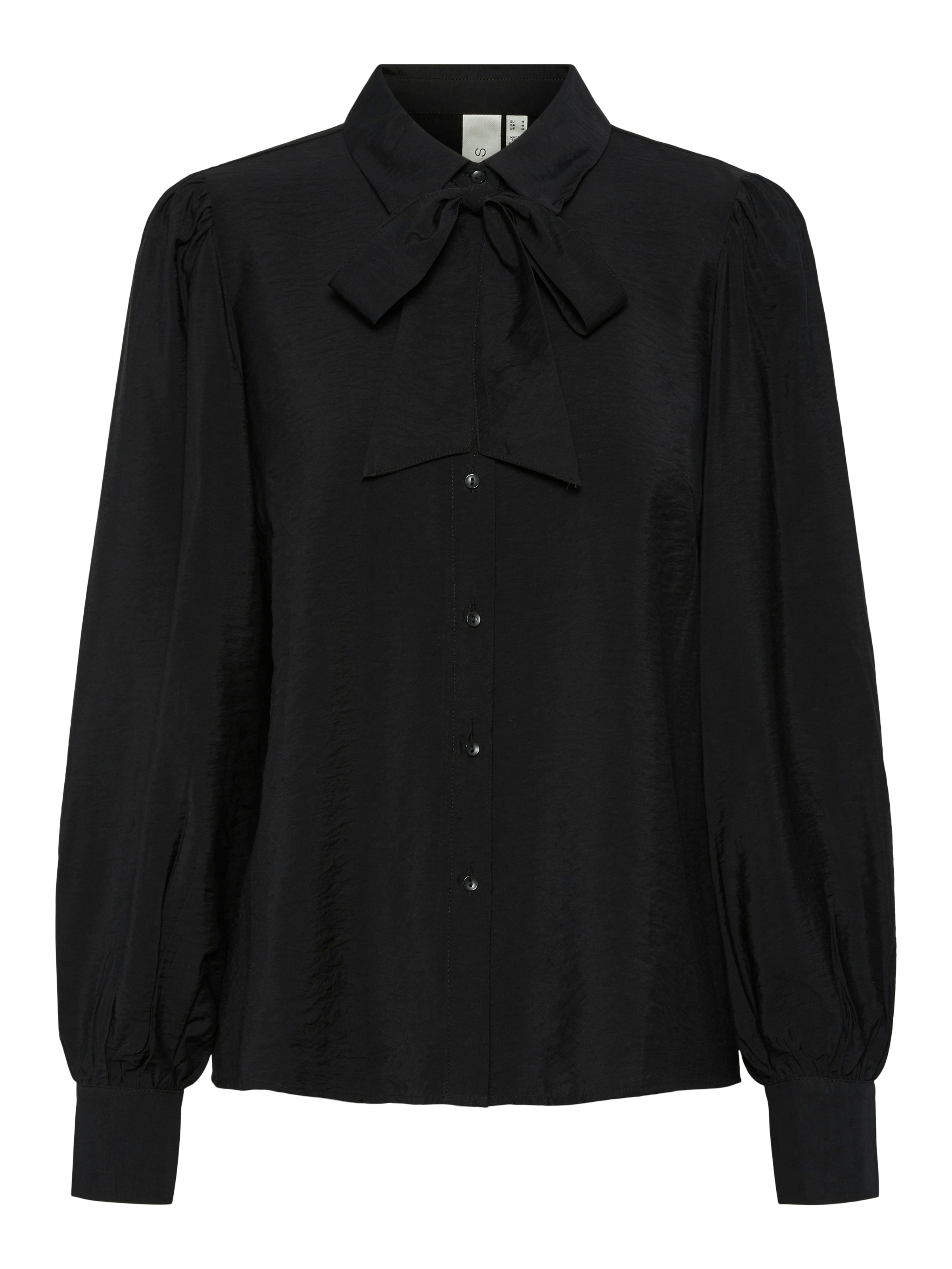 Y.A.S Schluppenbluse »YASPIL LS BOW SHIRT S. NOOS«, mit Schleifendetail