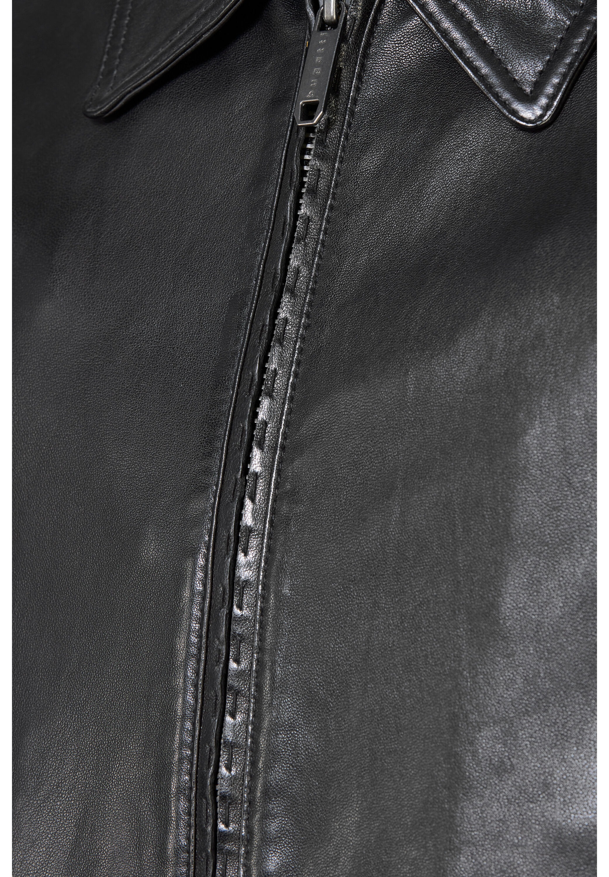 bugatti Lederjacke »BULUCIANO« ohne Kapuze bequeme Passform