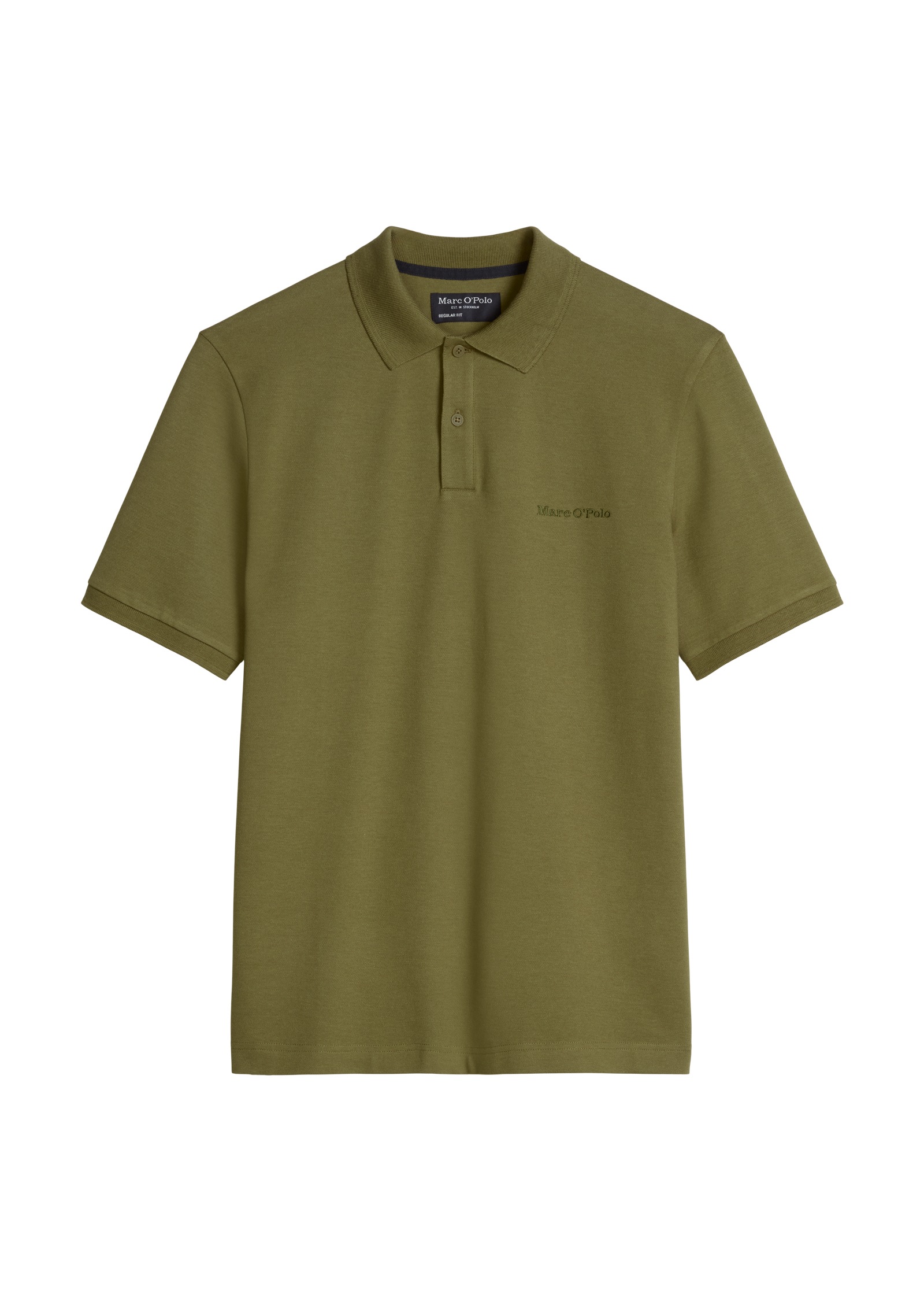 Marc O'Polo Poloshirt Piqué slim aus mittelschwerem Bio-Baumwoll-Viskose-Mix