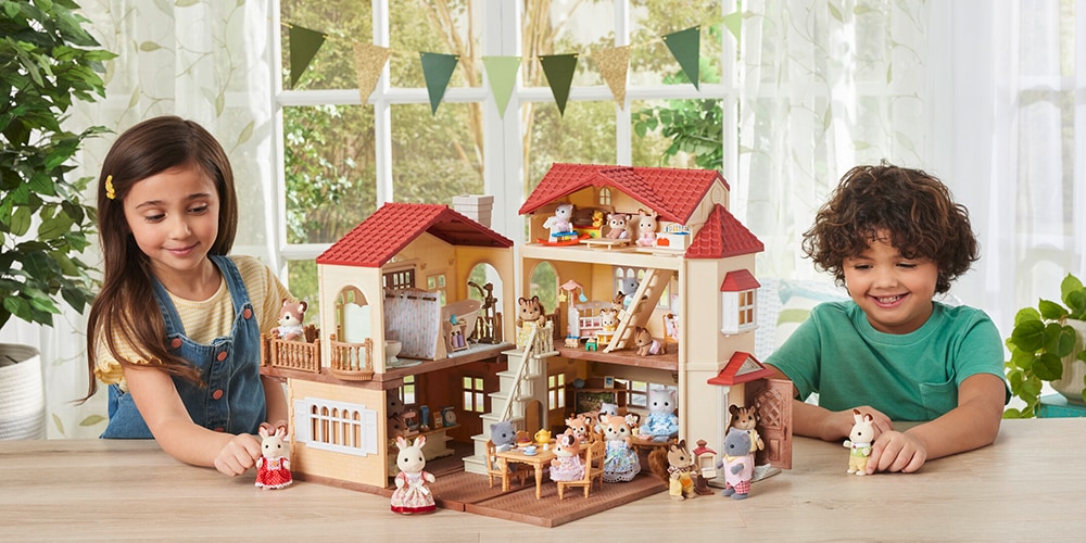 Sylvanian Families Spielwelt »Stadthaus mit Dachzimmer (5716)«