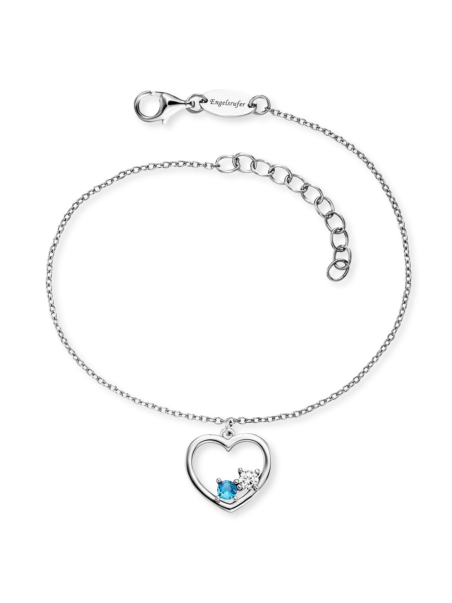 Engelsrufer Armband »Yin Yang Herz« Made in Germany - mit Zirkonia (synth.)