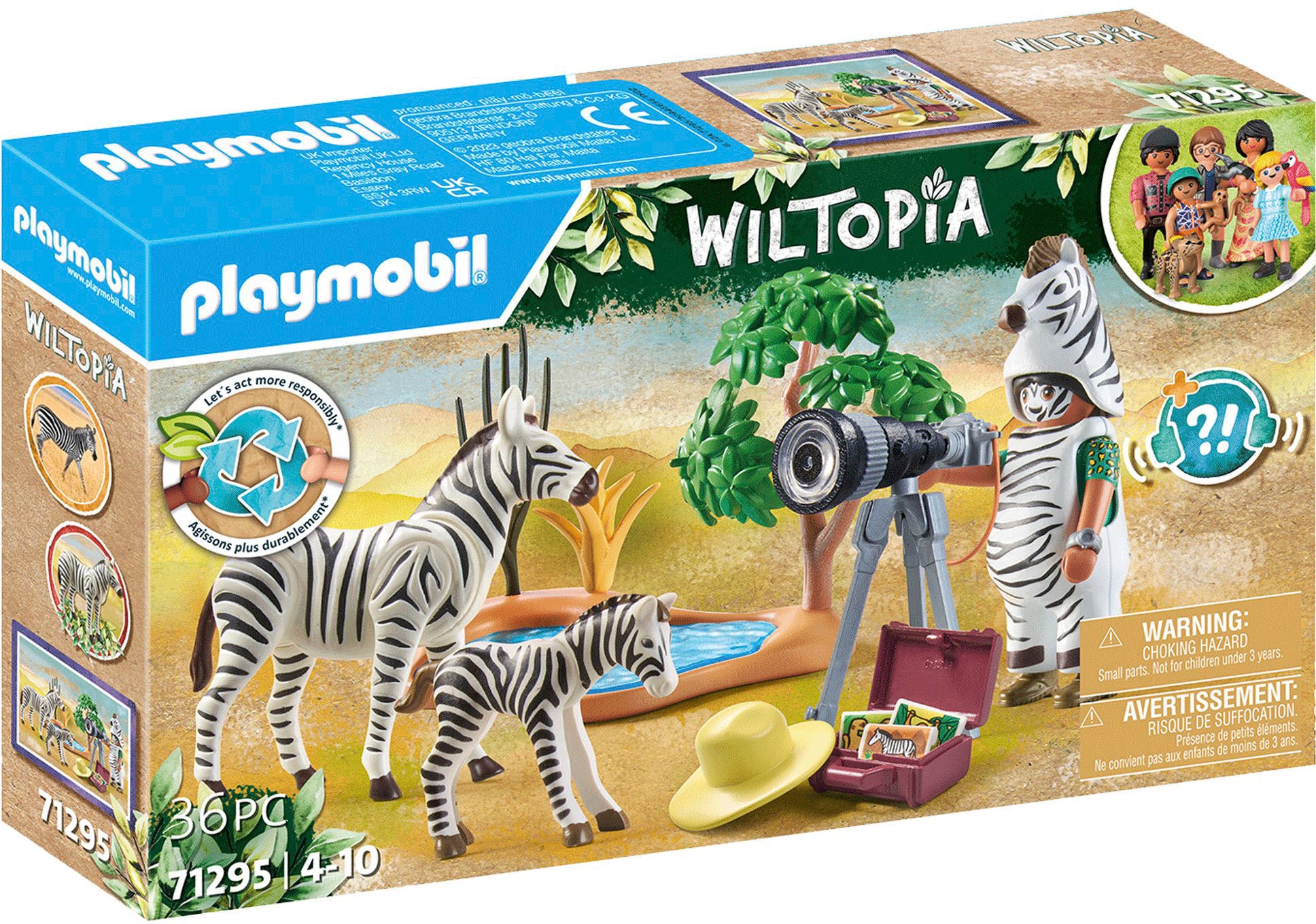 Konstruktions-Spielset »Unterwegs mit der Tierfotografin (71295), Wiltopia«, (36 St.),...