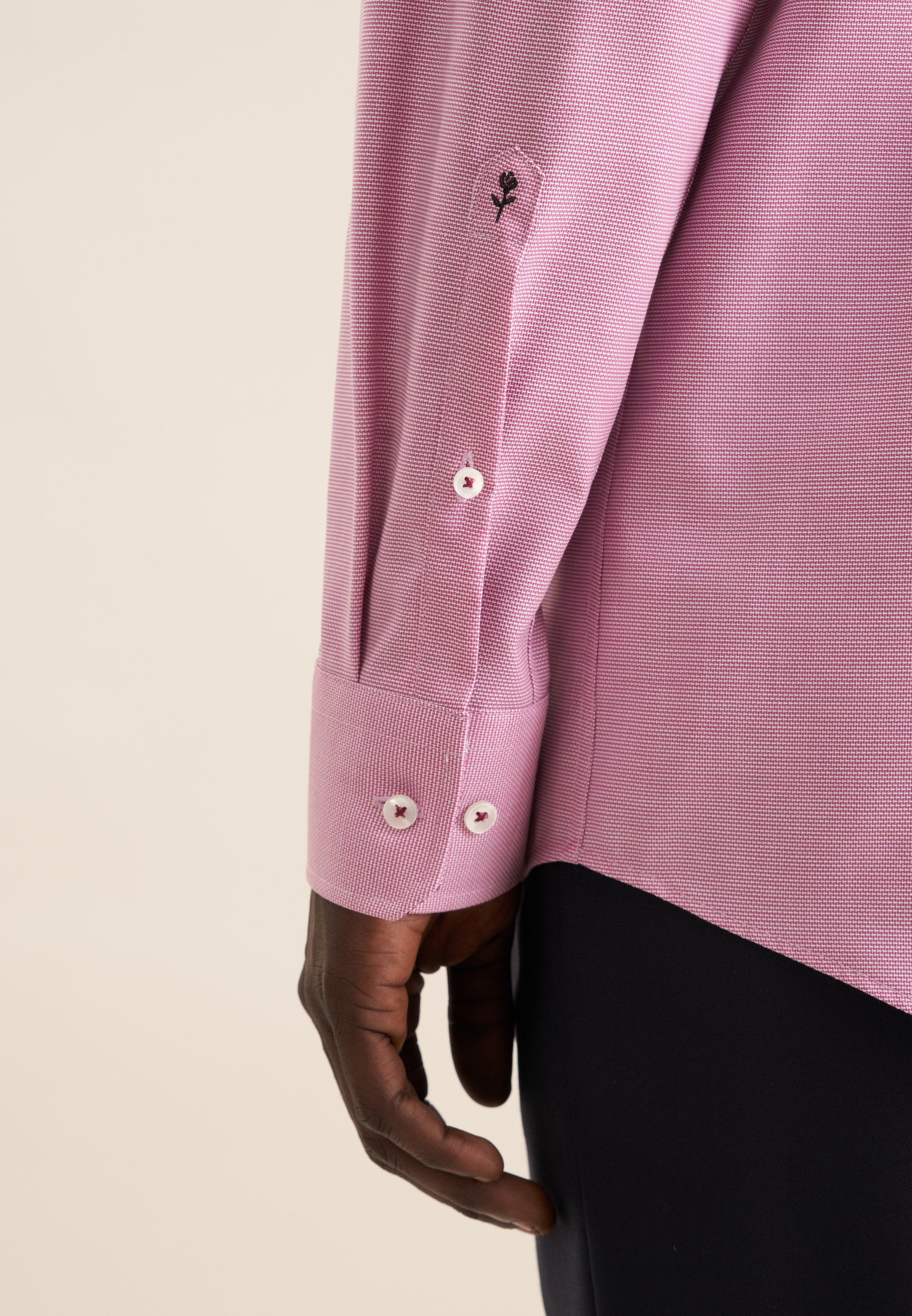 seidensticker Businesshemd »Regular« Regular 1/1 Kentkragen Struktur