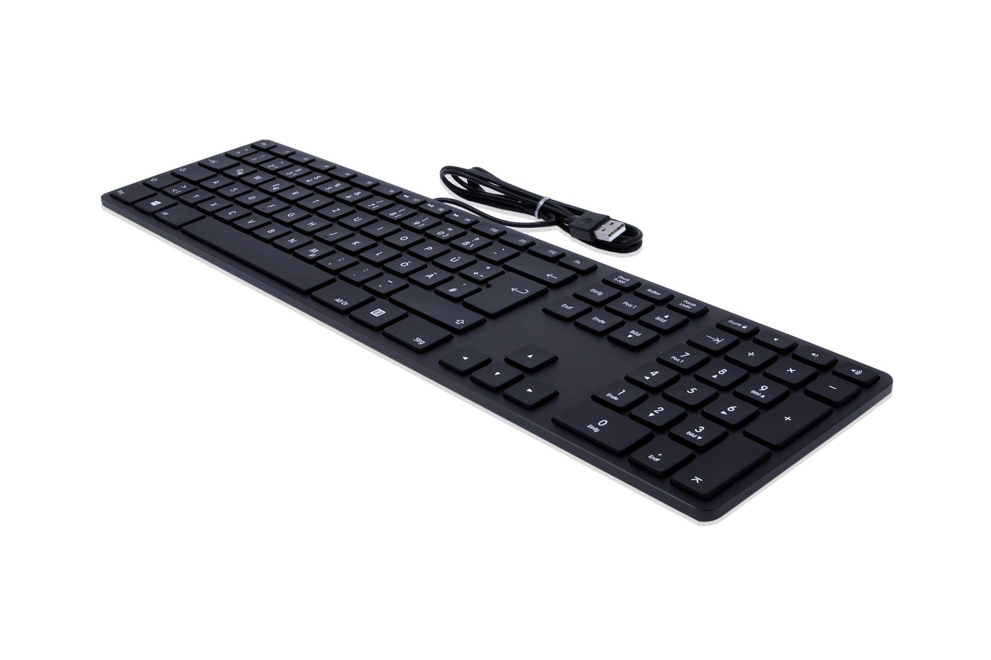 Erweiterte USB Tastatur mit Beleuchtung »Aluminum USB Tastatur,...