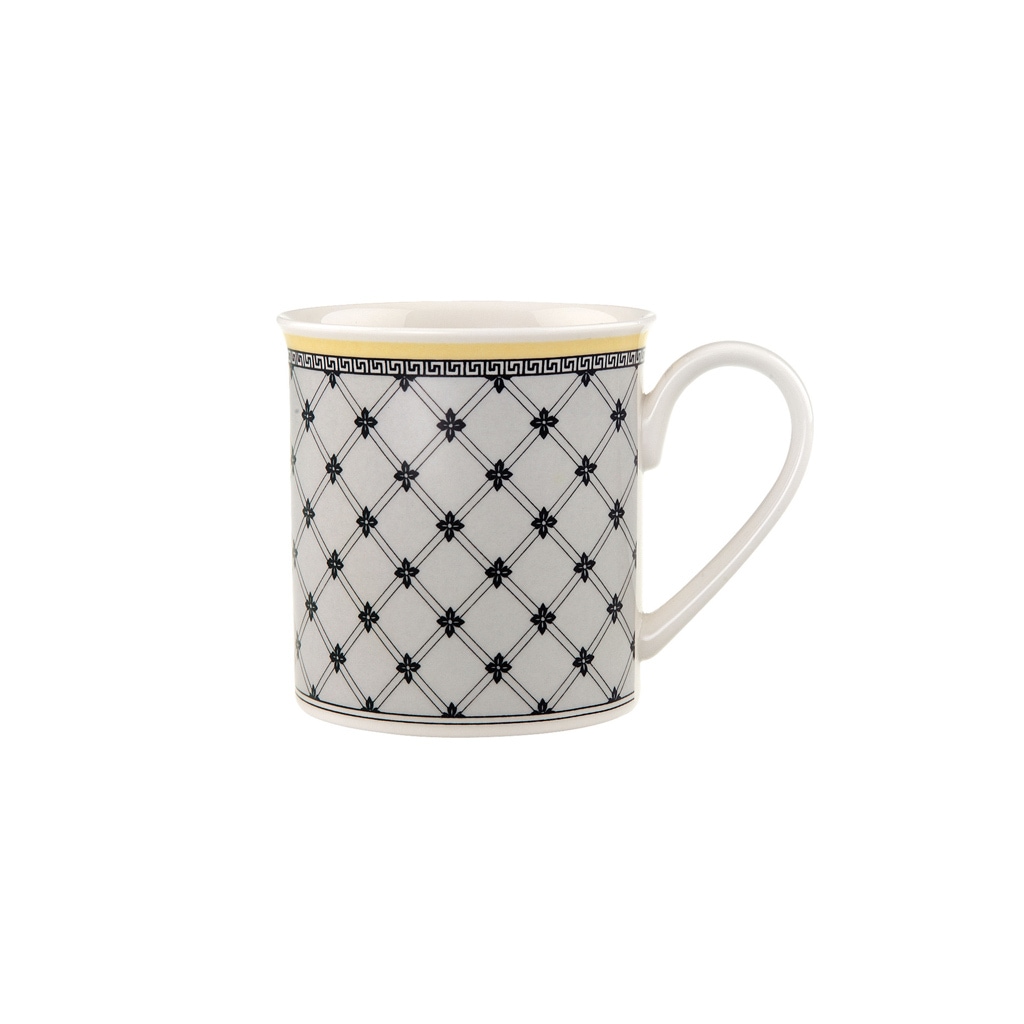 Villeroy & Boch Becher »Kaffeebecher Audun Promenade 300 ml 6er Set weiß-grau-gelb«