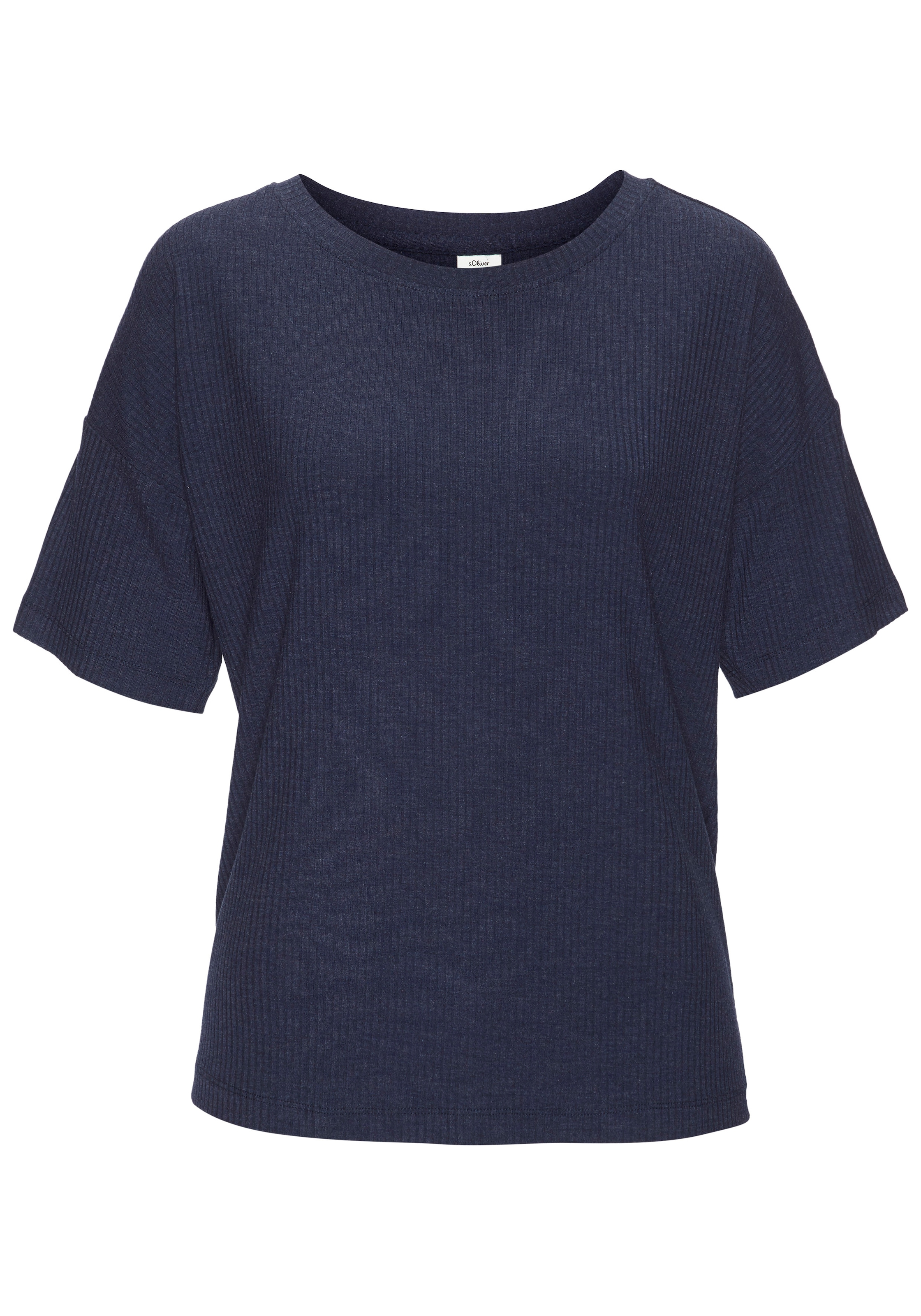 s.Oliver T-Shirt, Aus weicher Rippqualität