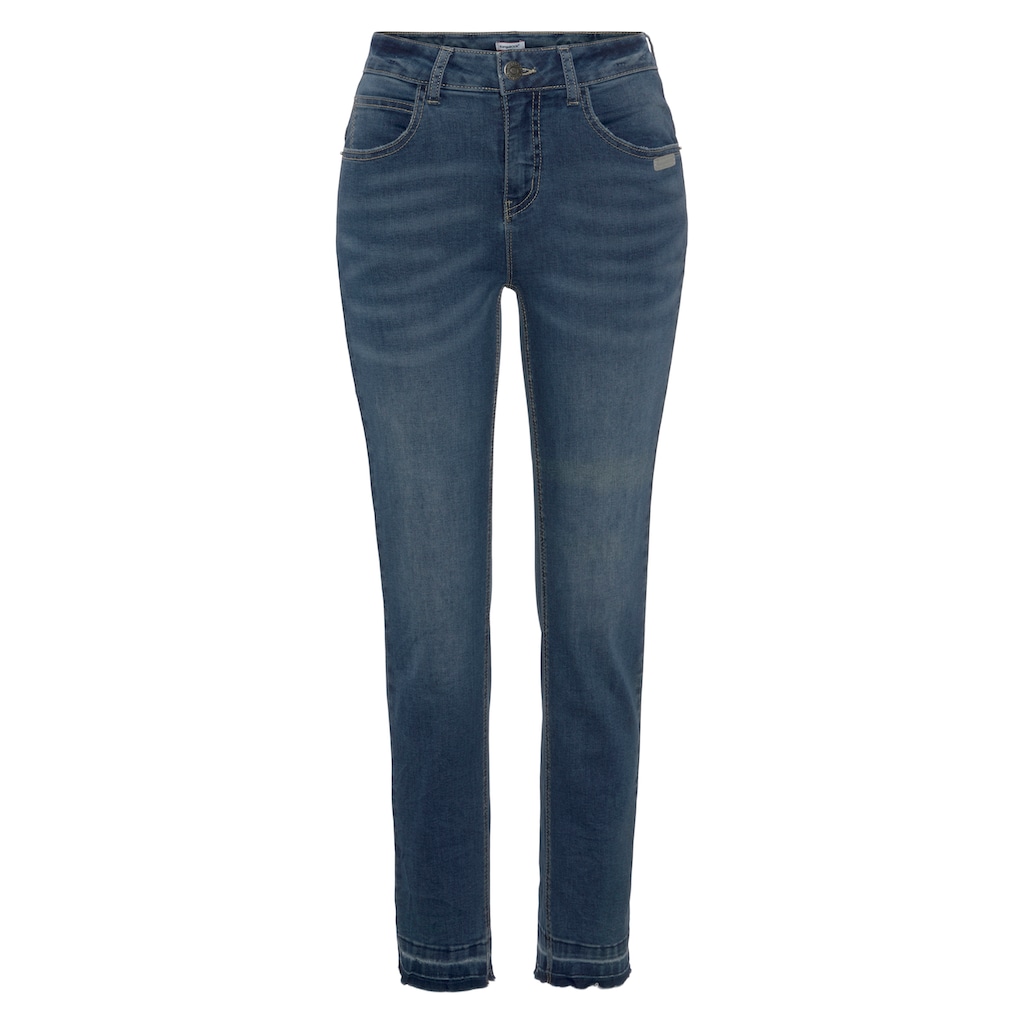 KangaROOS 7/8-Jeans »CULOTTE-JEANS«, mit ausgefranstem Saum - NEUE KOLLEKTION