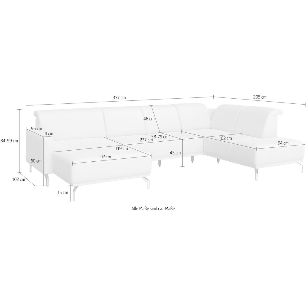 sit&more Wohnlandschaft »Bailando«