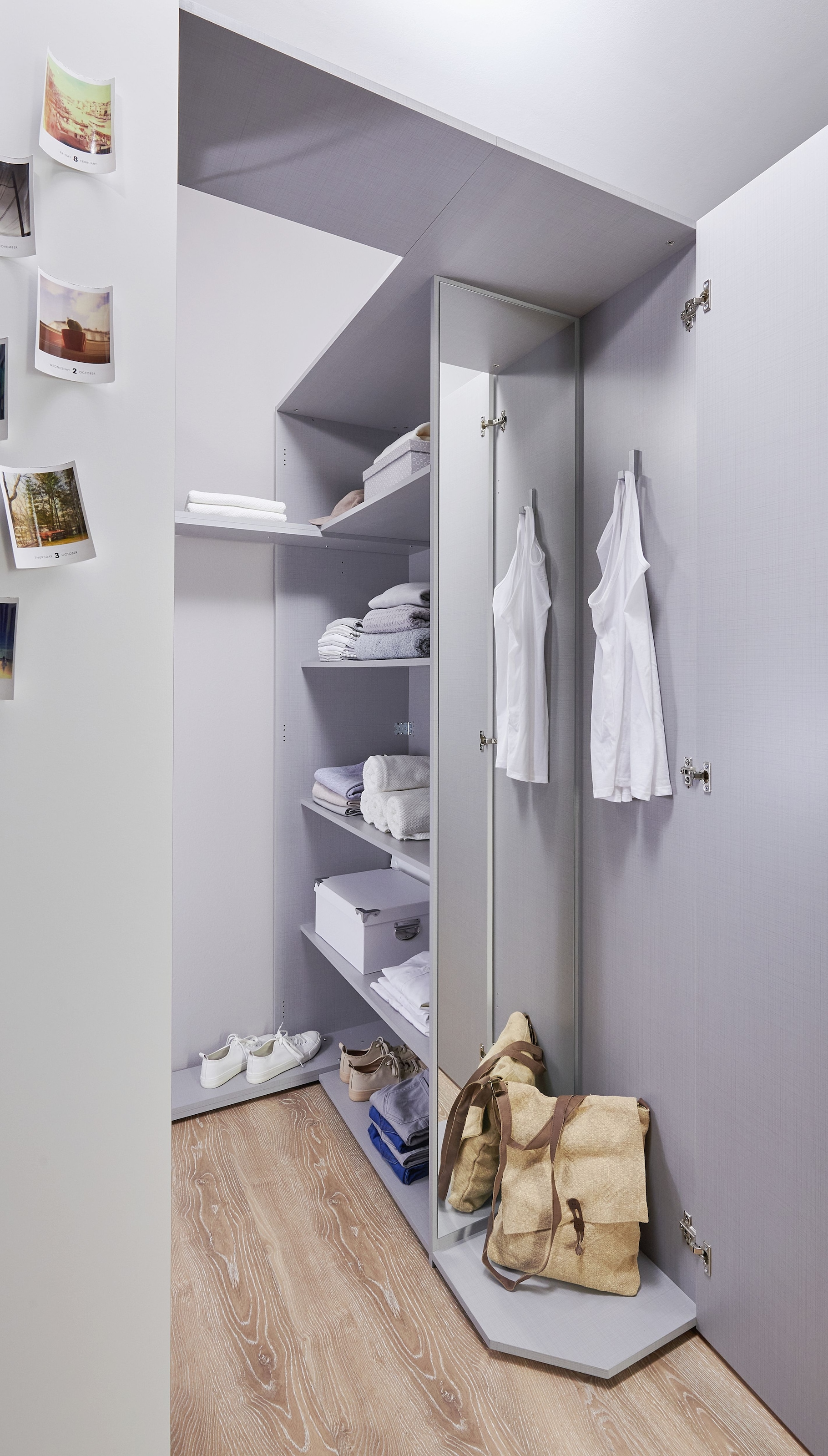 Wimex Eckschrank »Norderney«, Begehbarer Kleiderschrank, Ecklösung, Garderobe