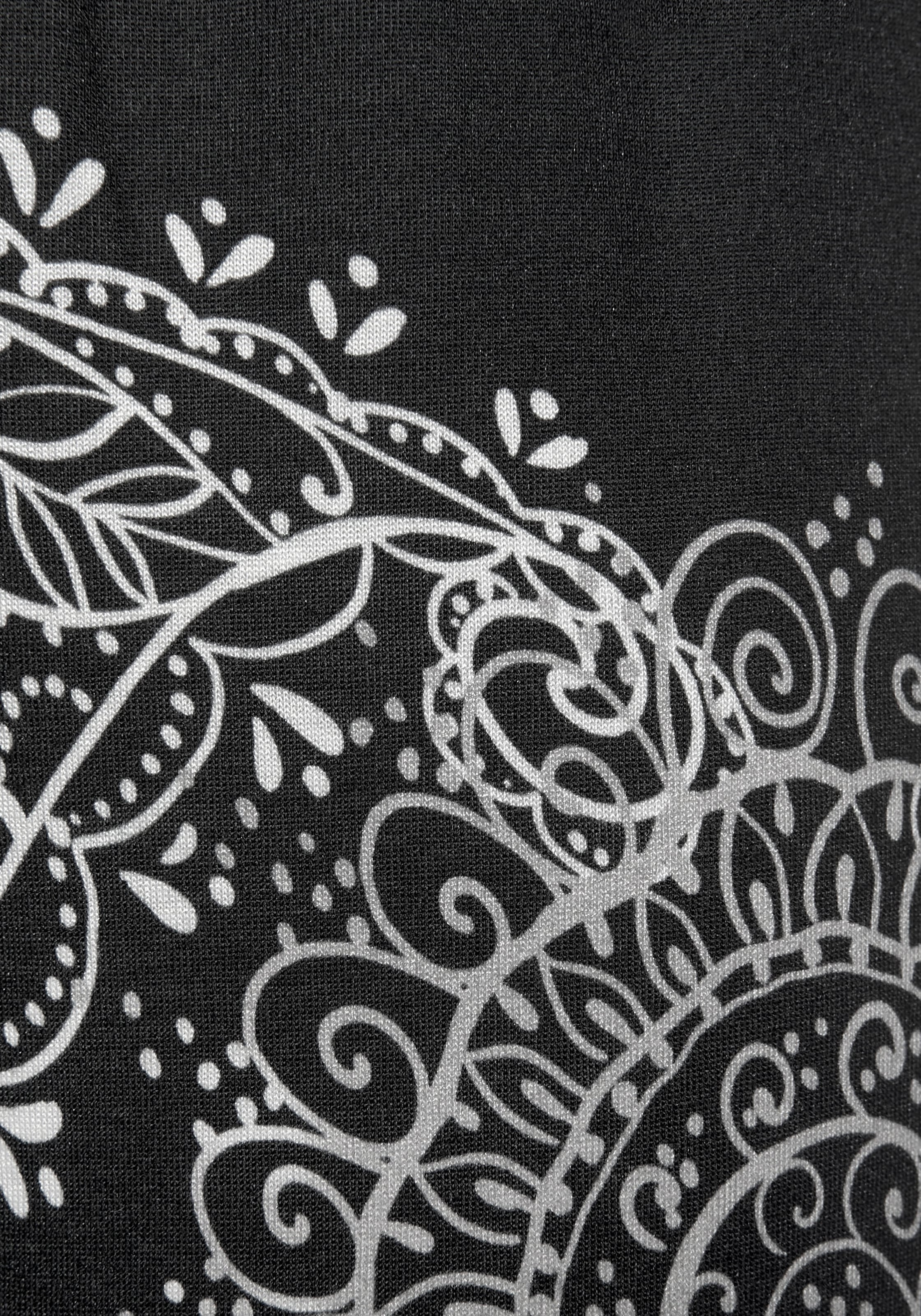 Vivance Dreams Pyjama, (2 tlg., 1 Stück), im schwarz-weißen Paisley-Dessin  bestellen bei OTTO