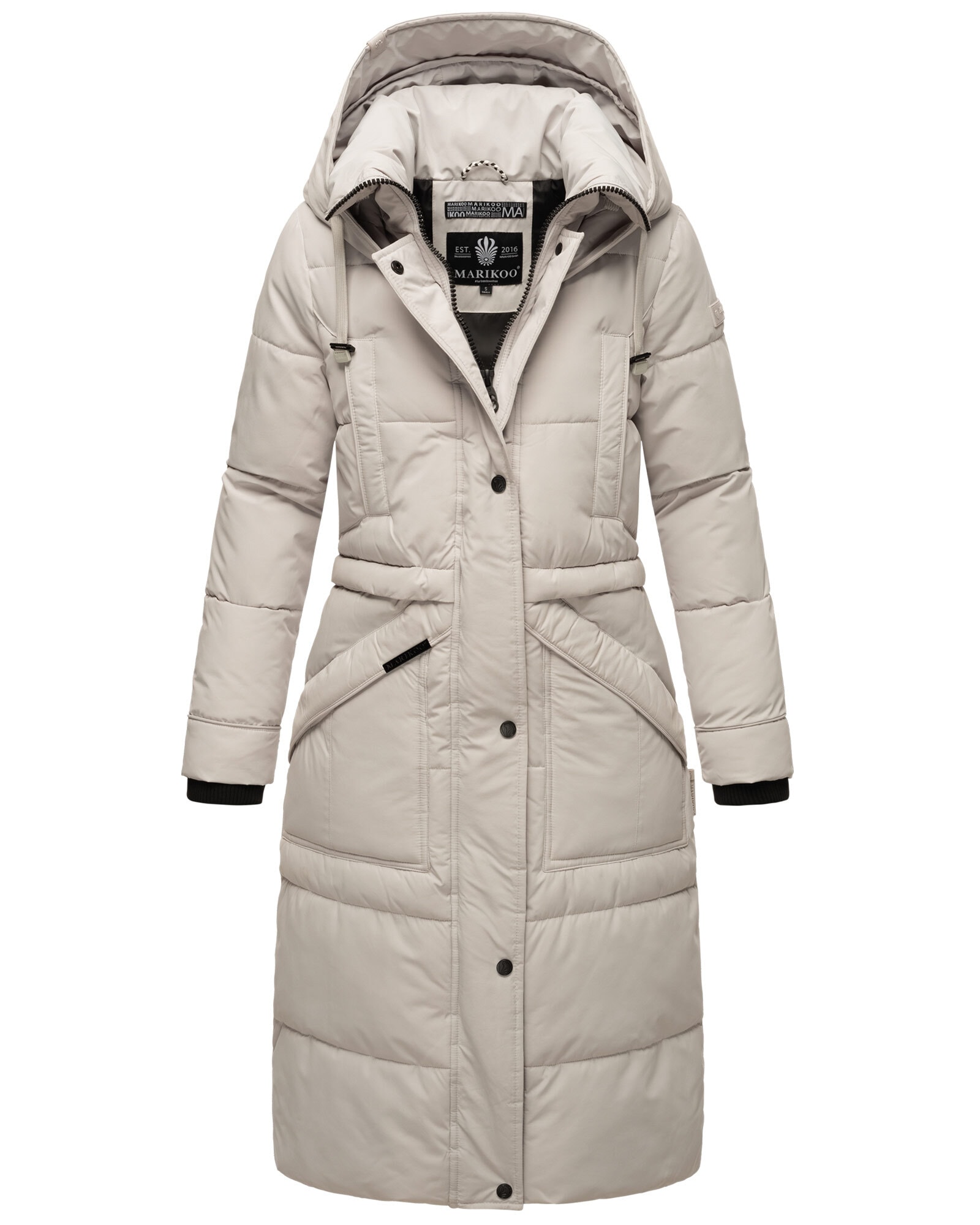 Marikoo Winterjacke »Marikoo Ayumii Damen lange Winter Steppjacke B948«