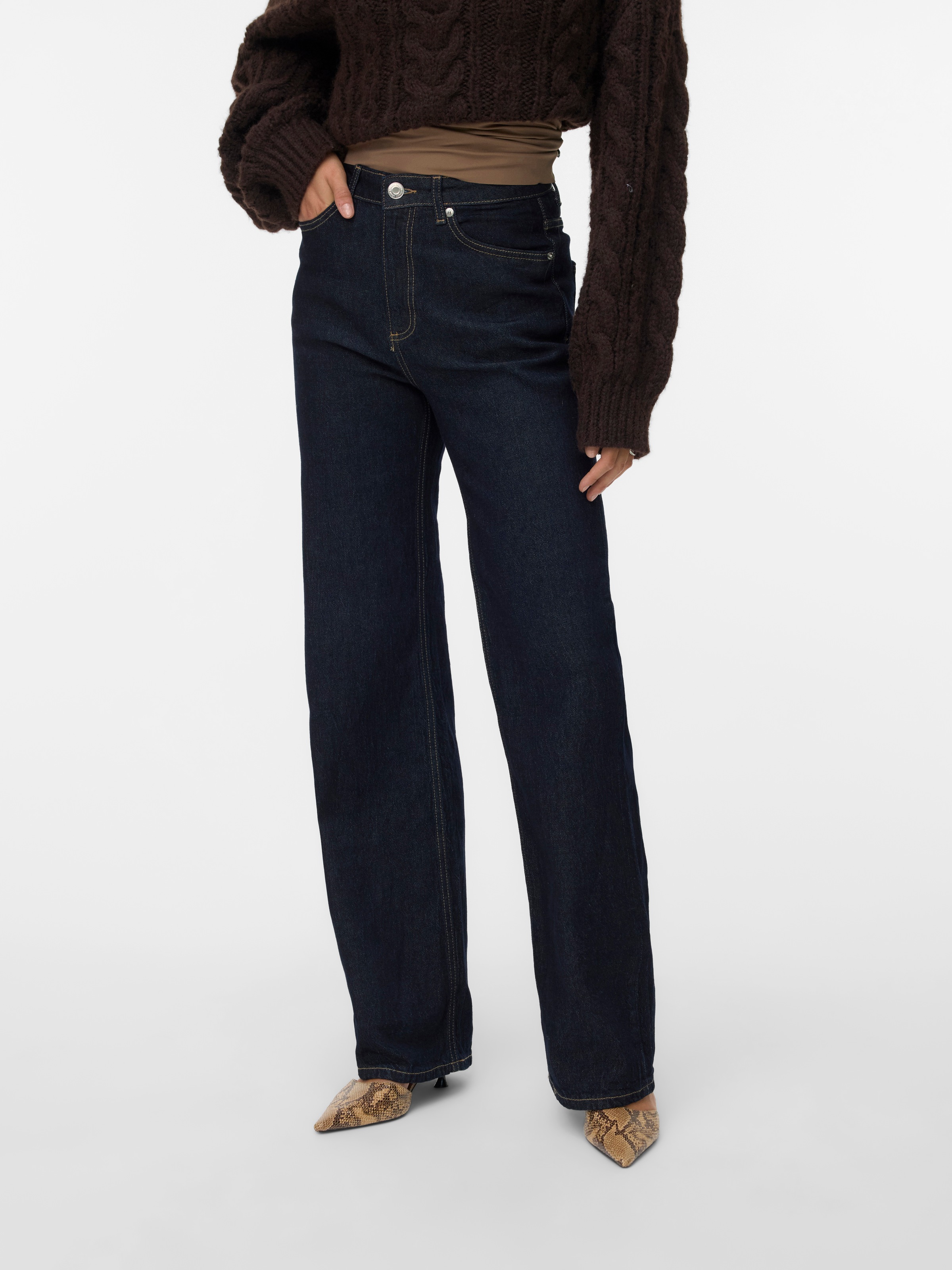 Vero Moda High-waist-Jeans »VMTESSA HR WIDE JEANS RA369 GA NOOS«