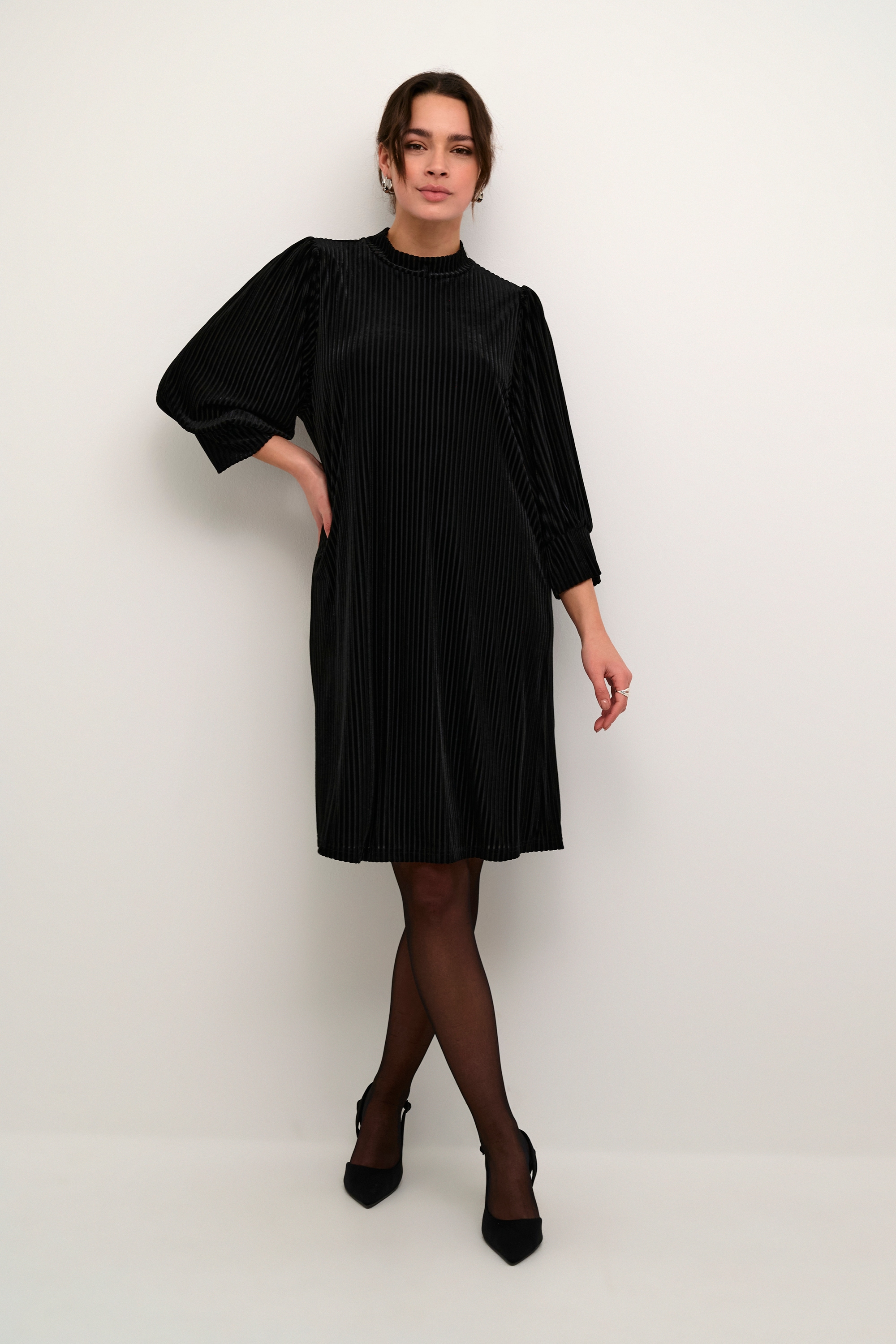KAFFE Midikleid »Kleid KAcaca«