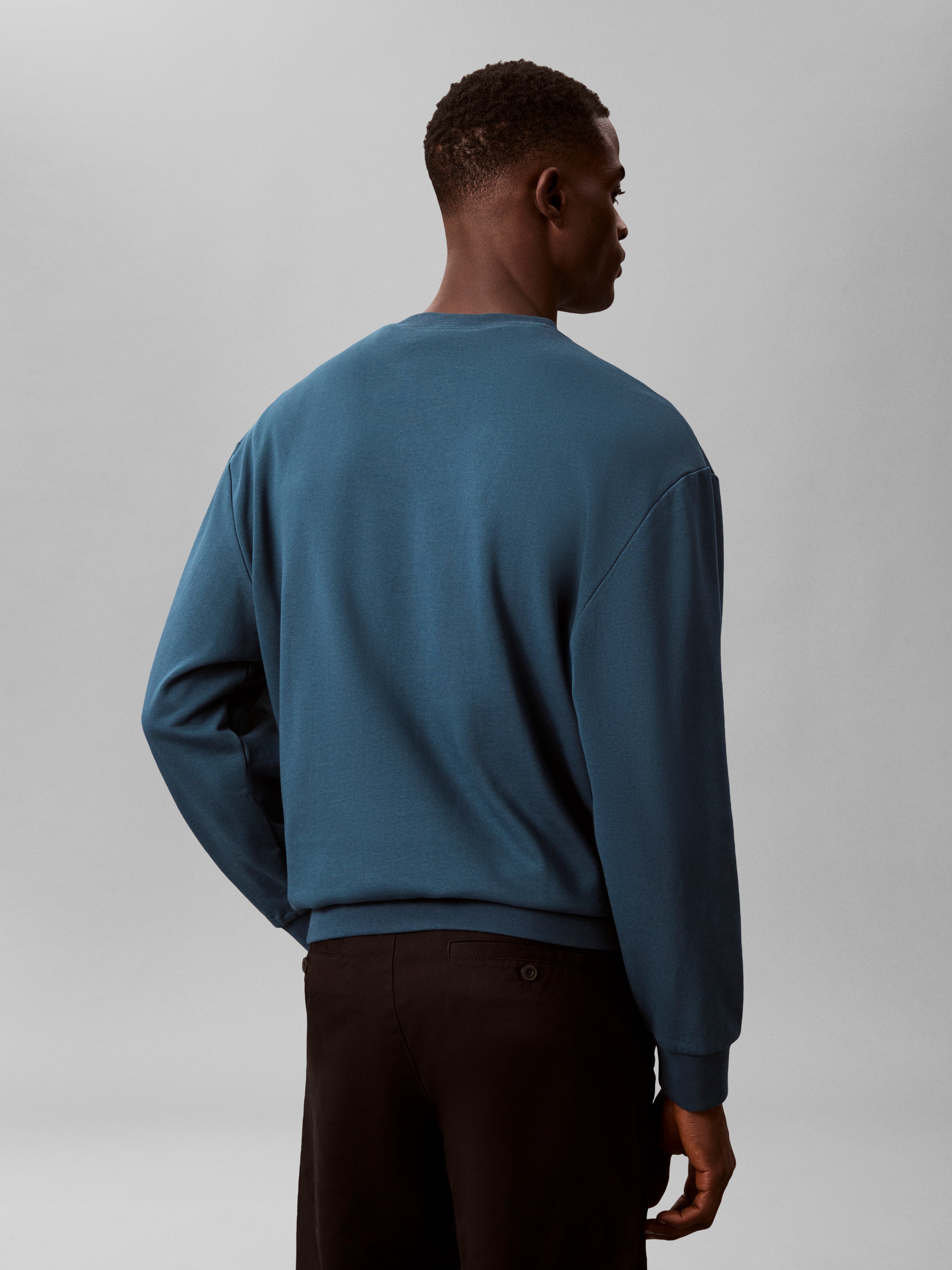 Calvin Klein Jeans Sweatshirt »400GSM TRRY BDG CRWN«, Mit Rundhalsausschnitt
