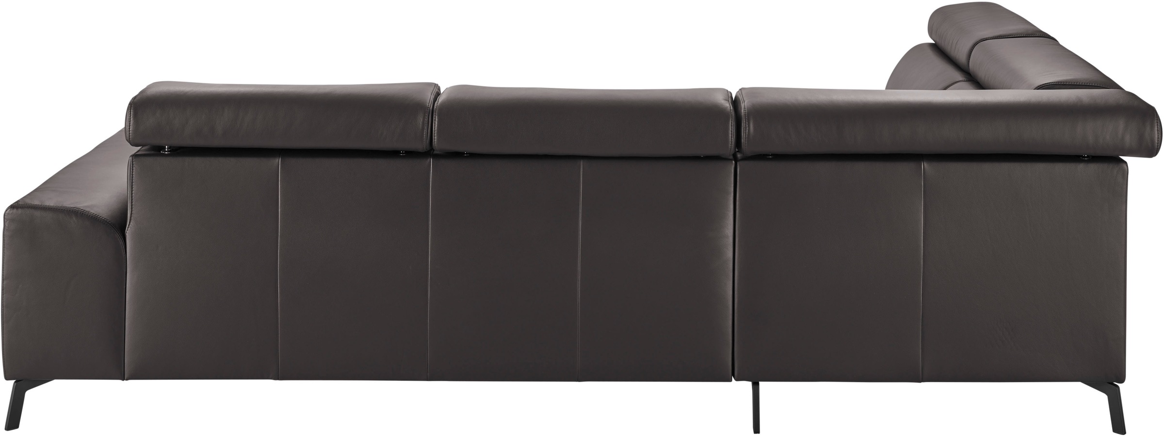 3C Candy Ecksofa »Greve modern und bequem, inkl. manueller Kopfteilverstellung, L-Form«, wahlweise mit motorischem Sitzvorzug