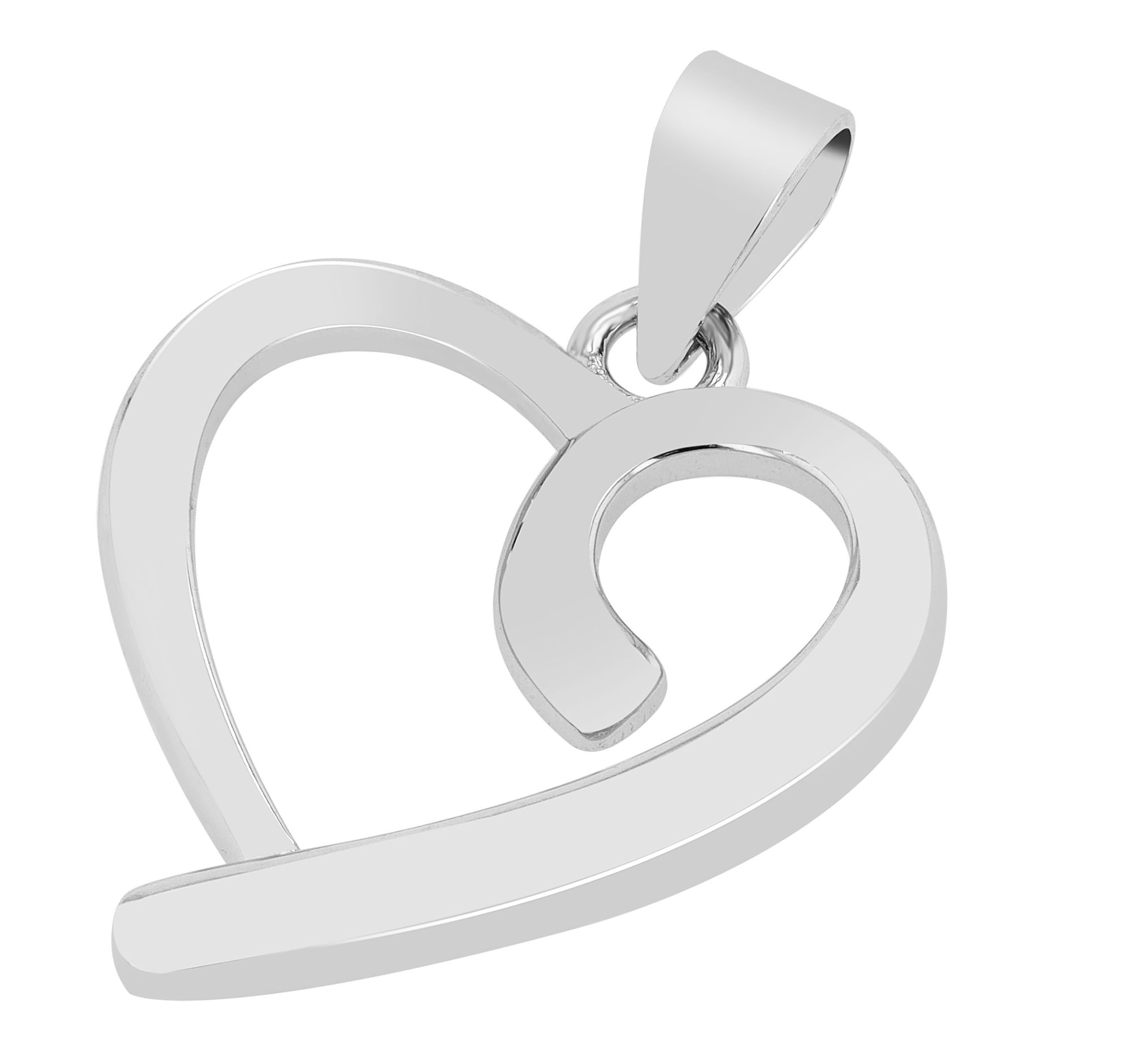 Adelia´s Herzanhänger »Damen Anhänger ¿ Herz Herzanhänger aus 925 Silber«