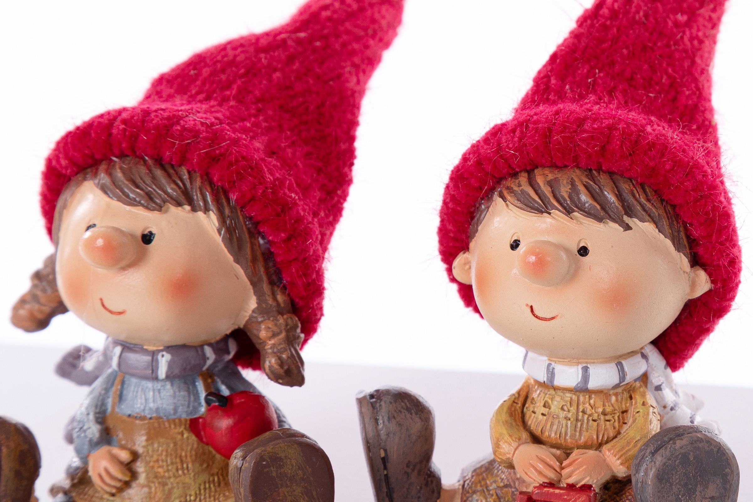 Myflair Möbel & Accessoires Weihnachtsfigur »Weihnachtsdeko«, Wichtelpärchen, Höhe ca. 11 cm