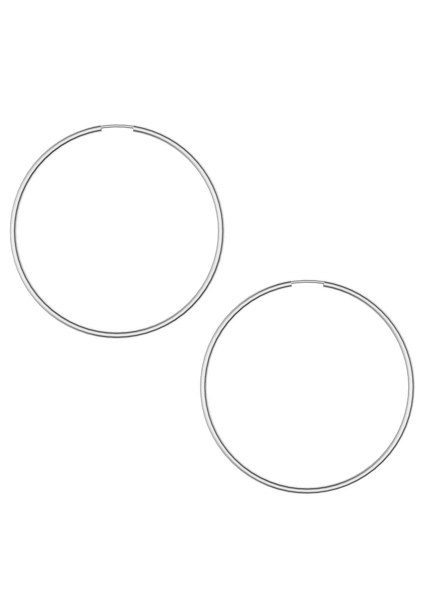 Firetti Paar Creolen »Schmuck Geschenk Silber 925 2,0 mm breit«, Made in Germany