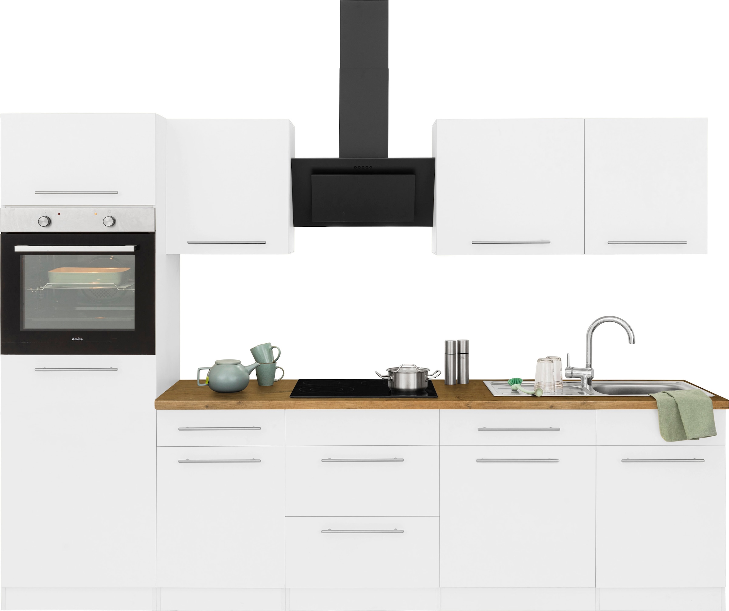 OTTO bei ohne E-Geräte, 280 Breite cm Küchen Küchenzeile »Unna«, wiho