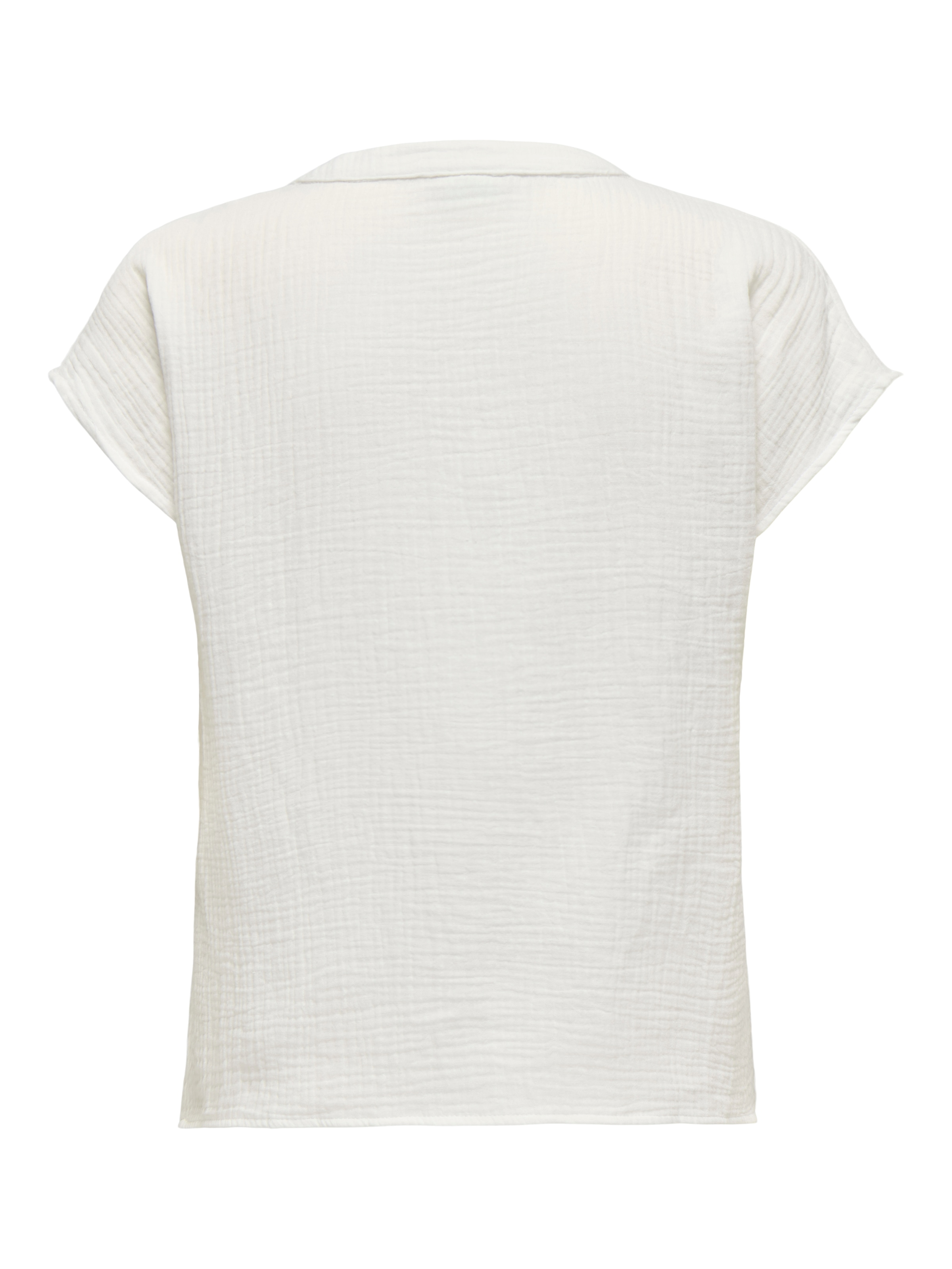 JDY Shirtbluse »JDYTHEIS LION LIFE S/S TOP WVN« weiche Musselin Baumwolle