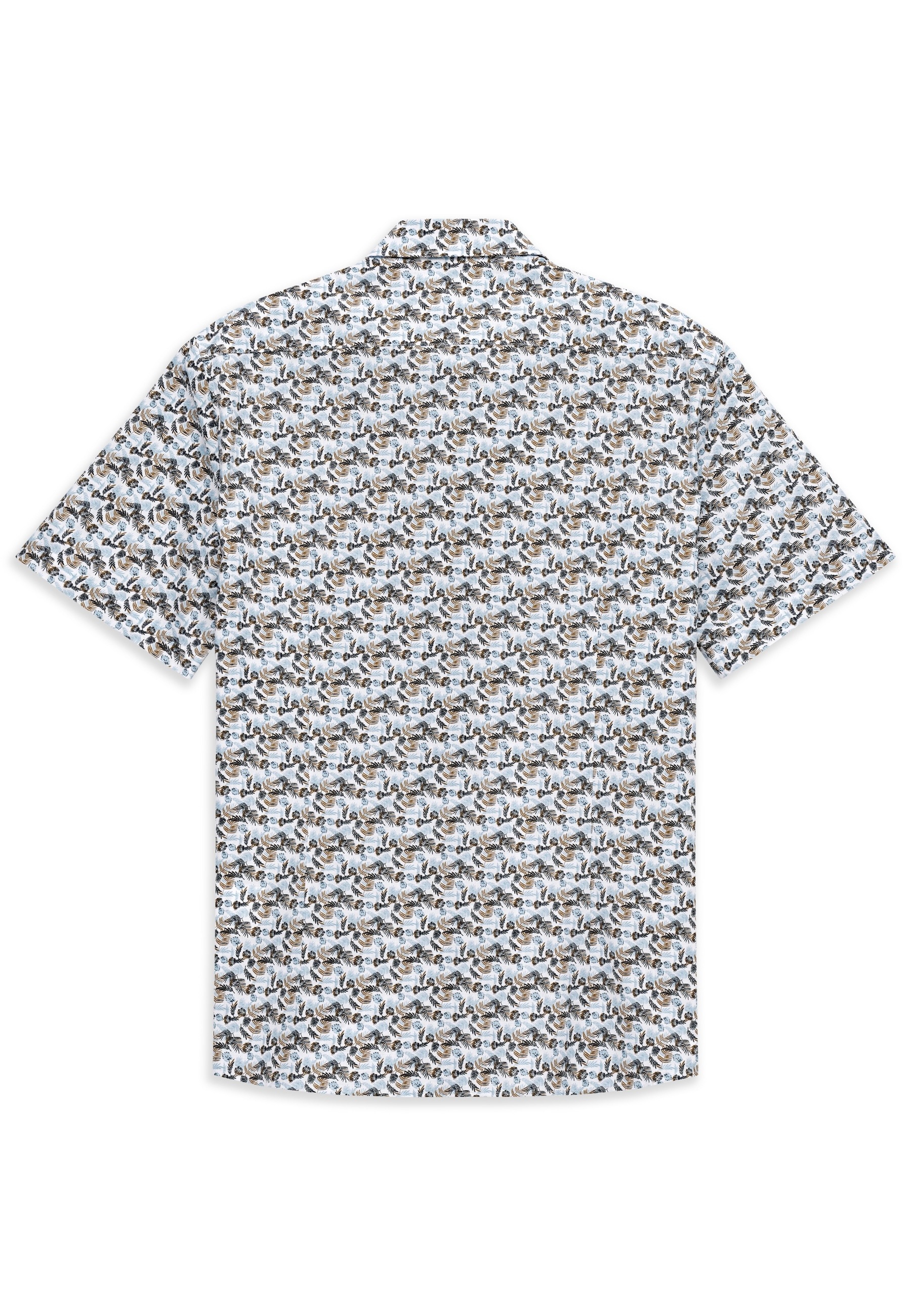 bugatti Kurzarmhemd Modern Fit mit einem Print