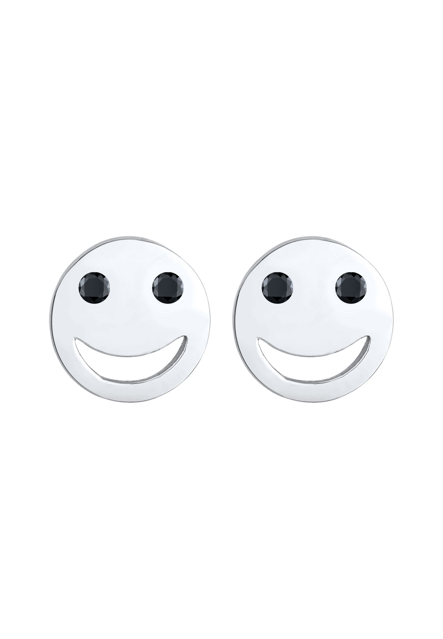 Elli Paar Ohrstecker »Ohrringe Smiling Zirkonia 925 Silber«