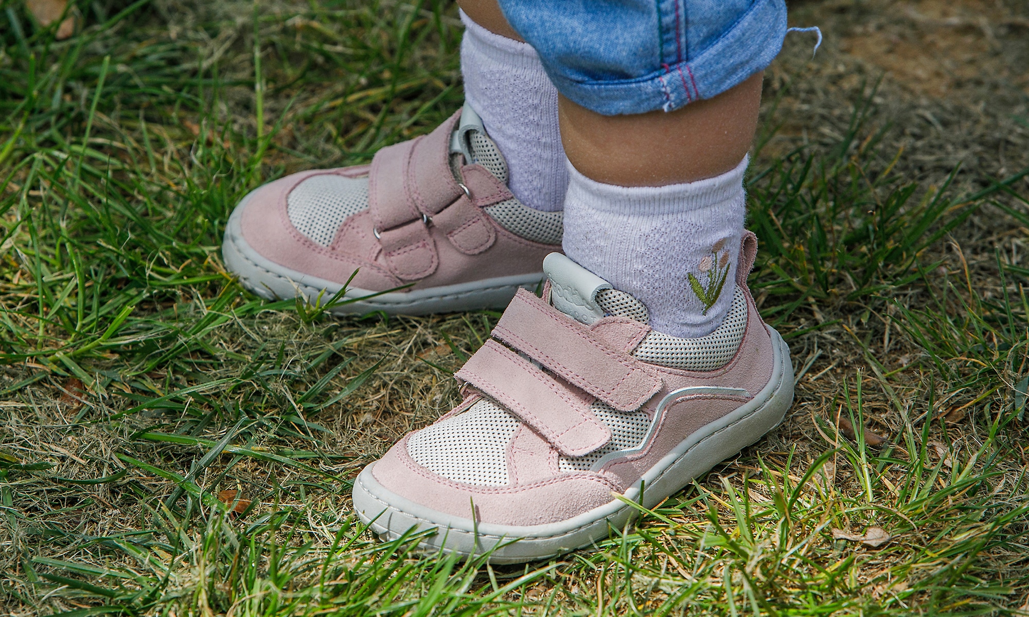 froddo® Sneaker »Barefoot Base«, Klettschuh, Freizeitschuh, Barfußschuh mit Klettverschluss