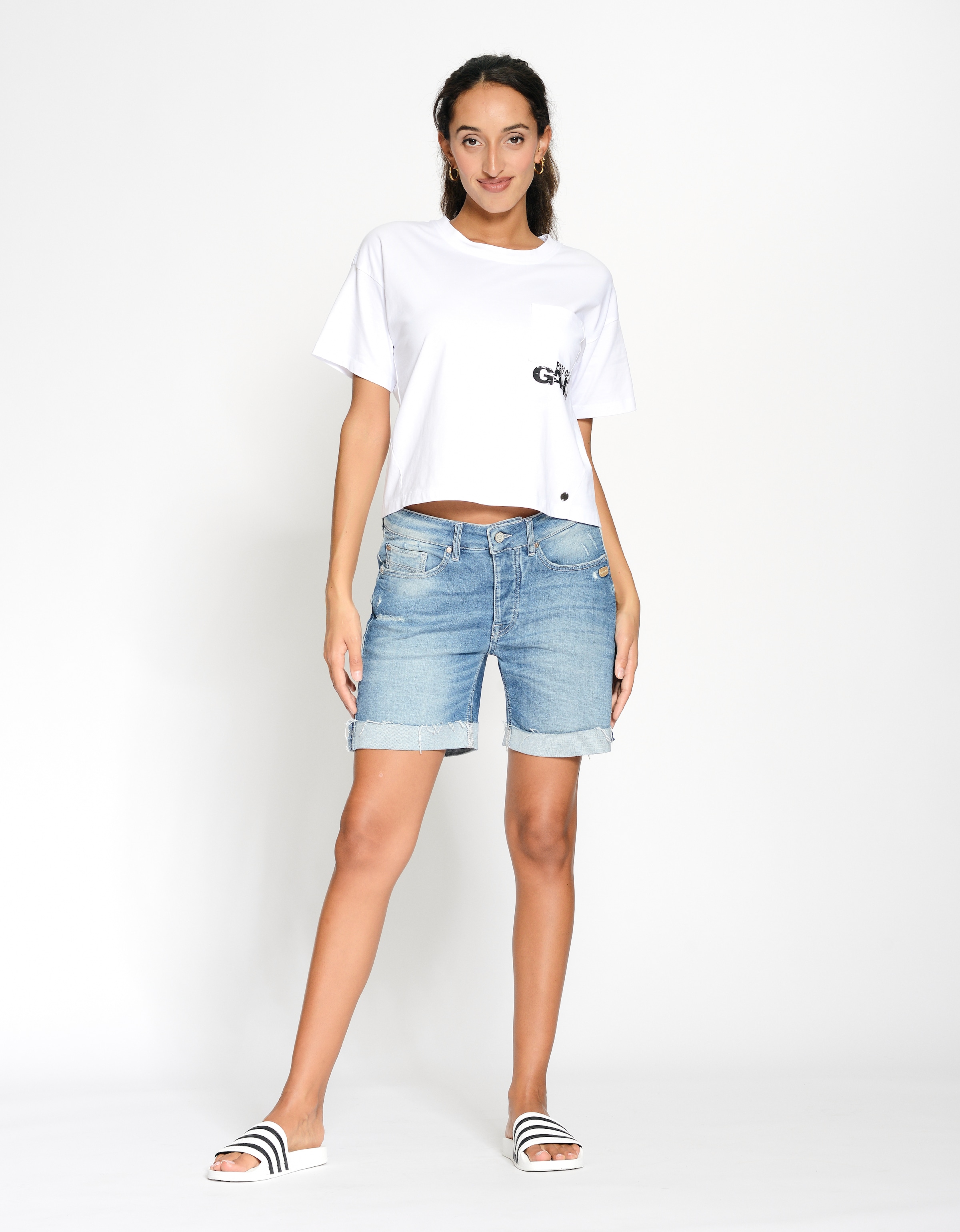 GANG Boyfriend-Hose »94NICA SHORTS«