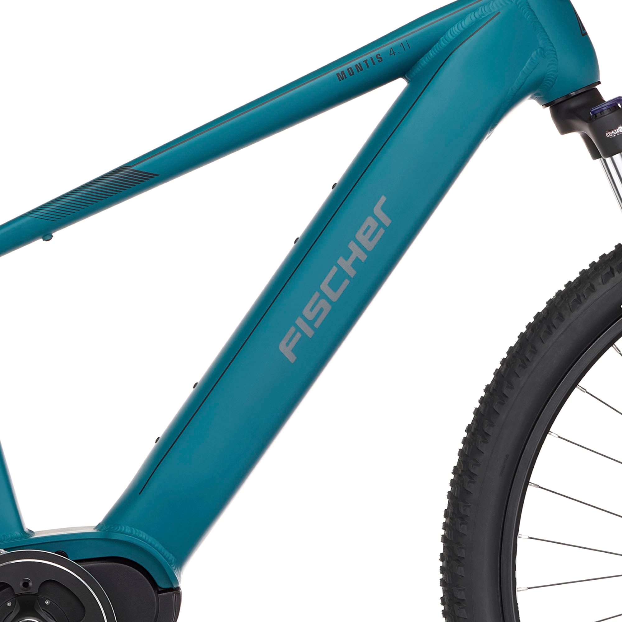 FISCHER Fahrrad E-Bike »MONTIS 4.1I 630«, 10 Gang, Shimano, Deore, Mittelmotor 250 W, (Schloss), Pedelec, Elektrofahrrad für Damen u. Herren, MTB