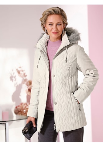 Steppjacke, mit Kapuze