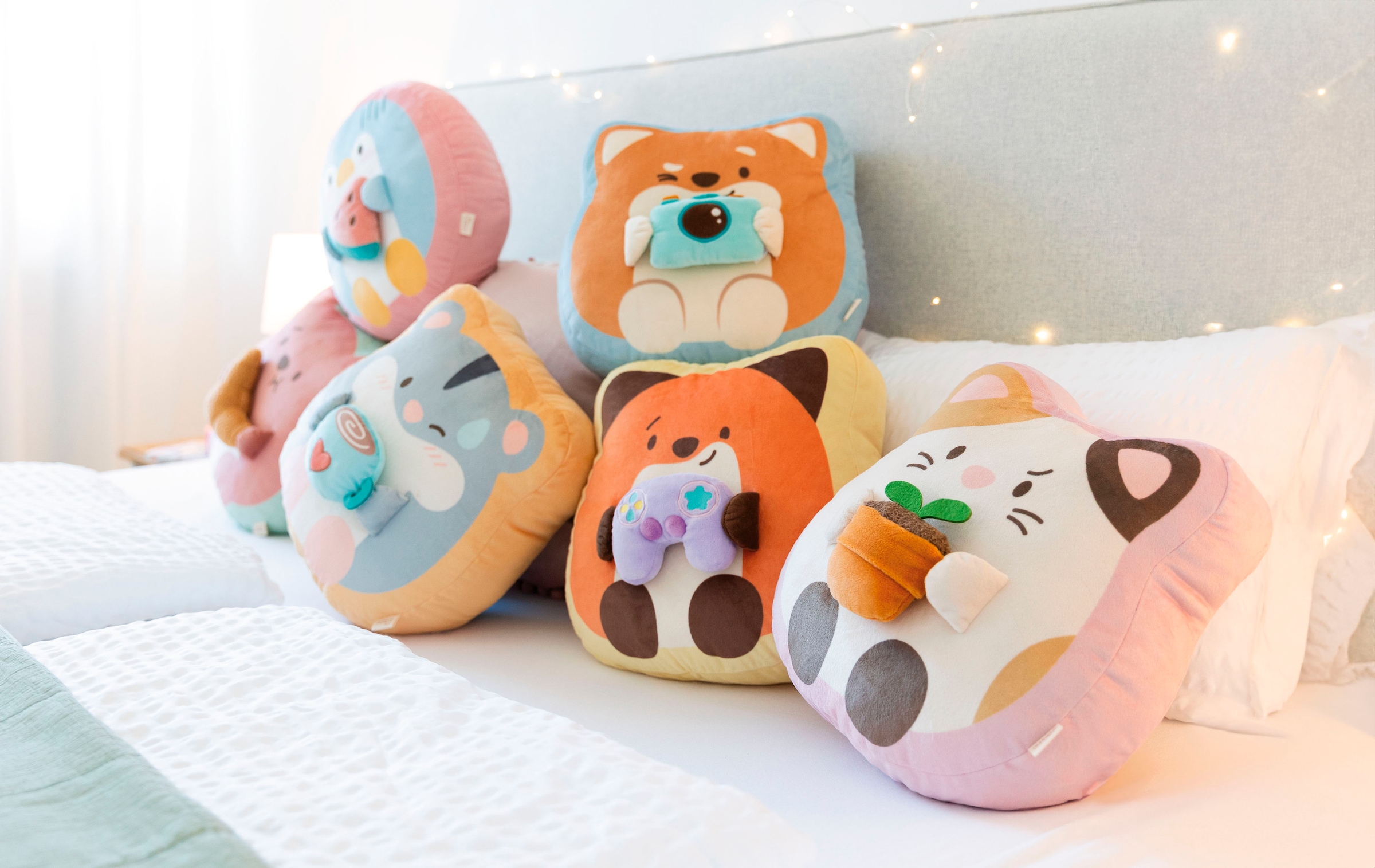 Nici Kuscheltier »mymochi, Katze Angy mit Blumentopf 35x33x12 cm«