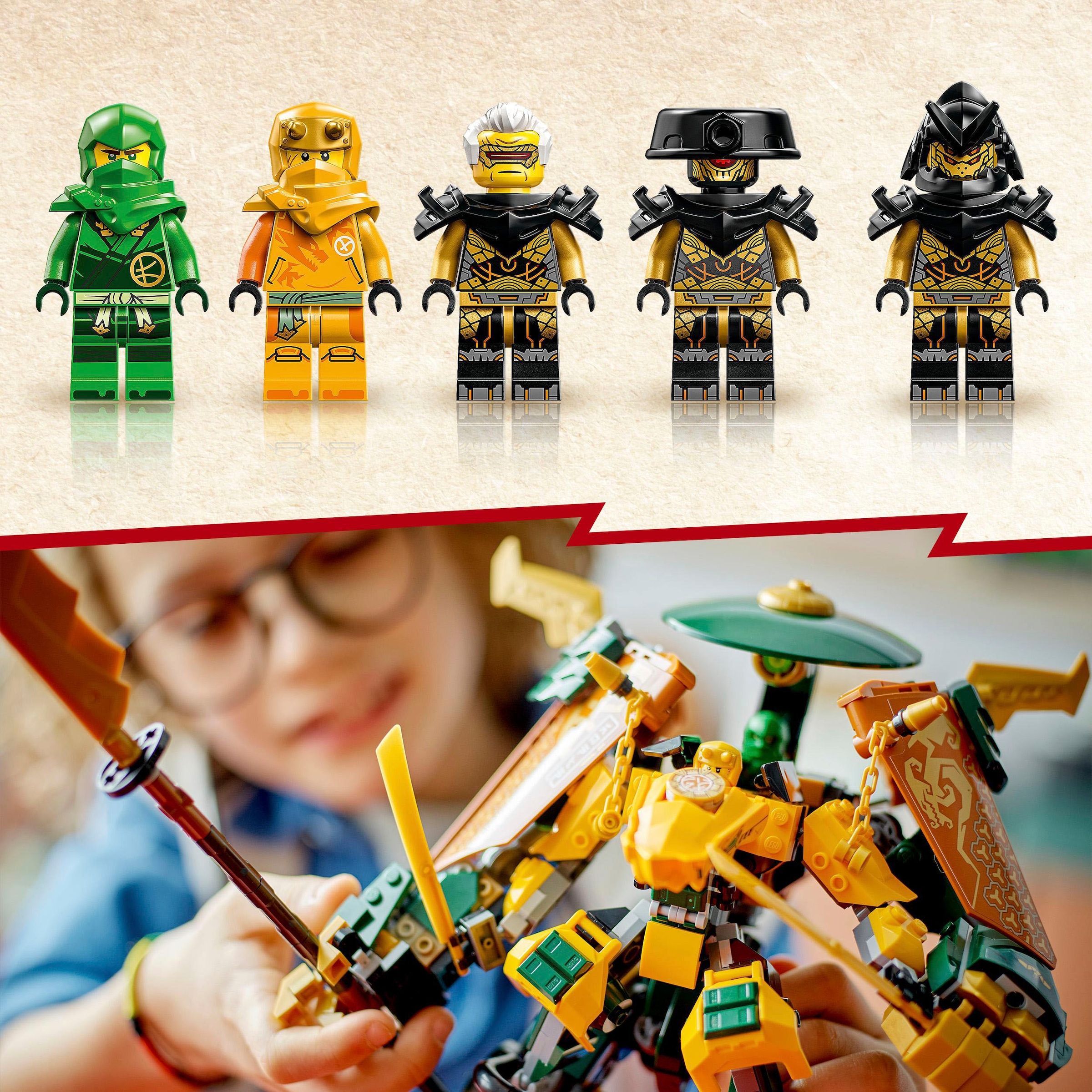 LEGO® Konstruktionsspielsteine »Lloyds und Arins Training-Mechs (71794), LEGO® NINJAGO«, (764 St.), Made in Europe