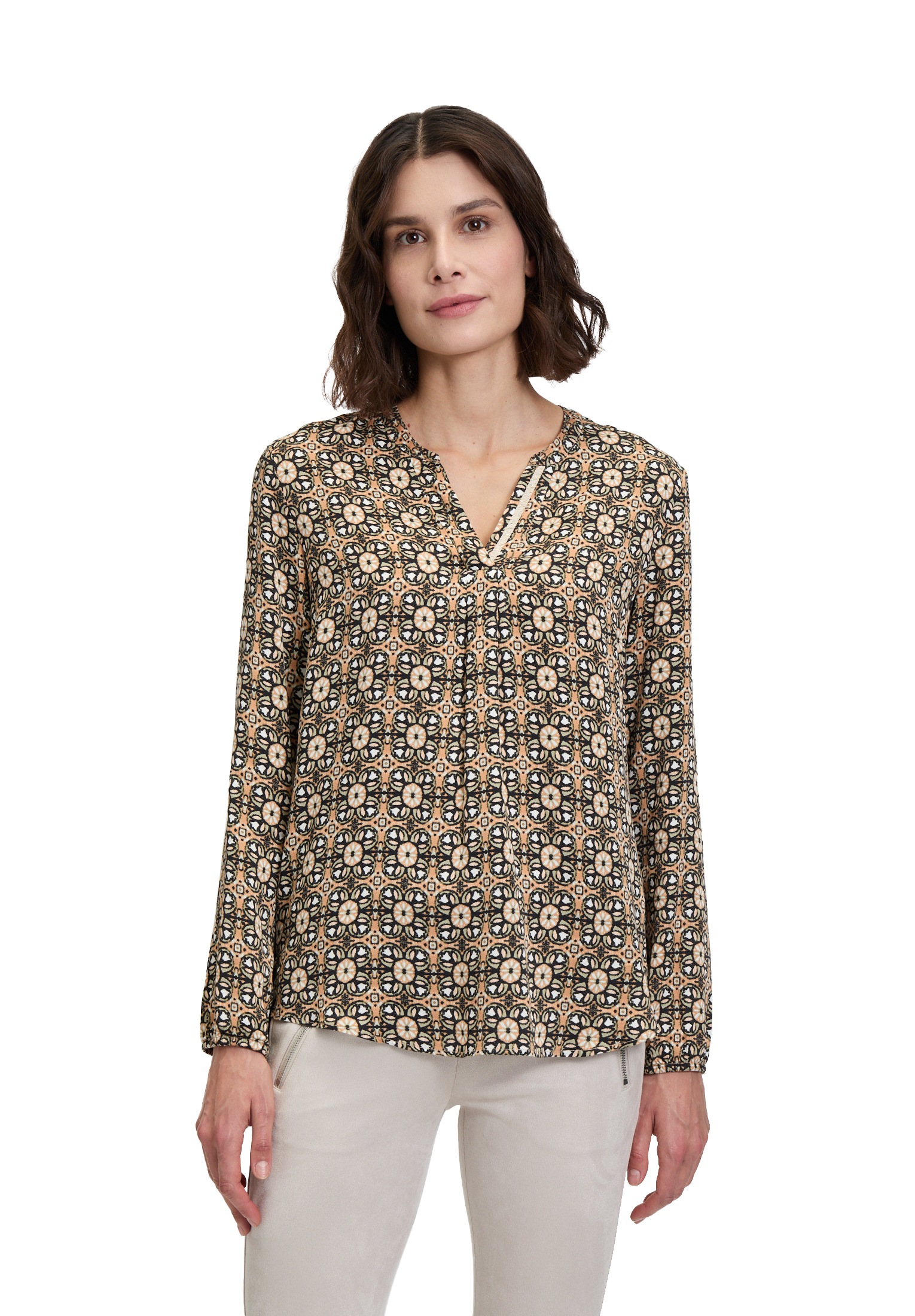 Cartoon Klassische Bluse »Blusenshirt mit Muster«