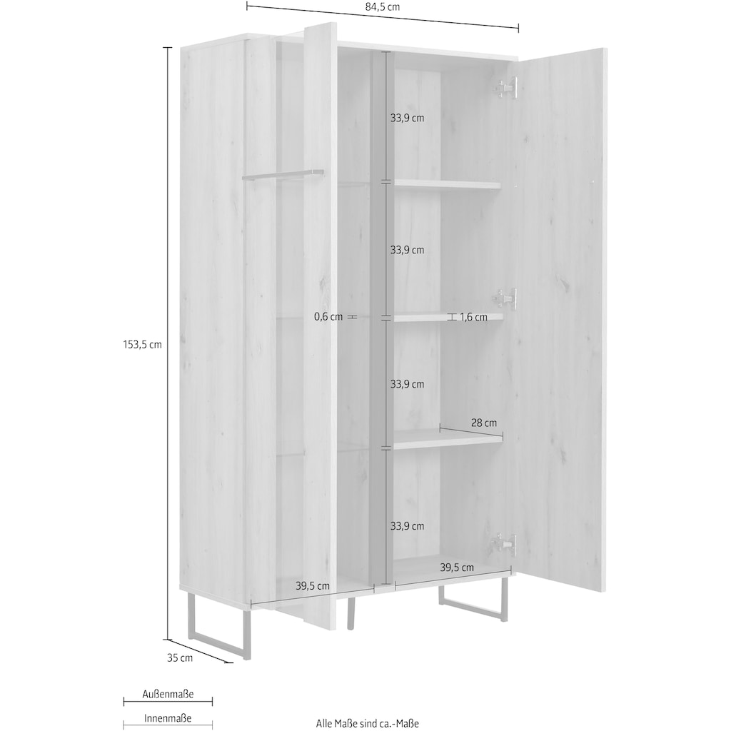 INOSIGN Highboard »Sardinia«