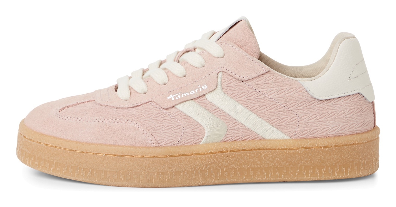 Tamaris Plateausneaker, Freizeitschuh, Halbschuh, Schnürschuh mit gepolstertem Schaftrand