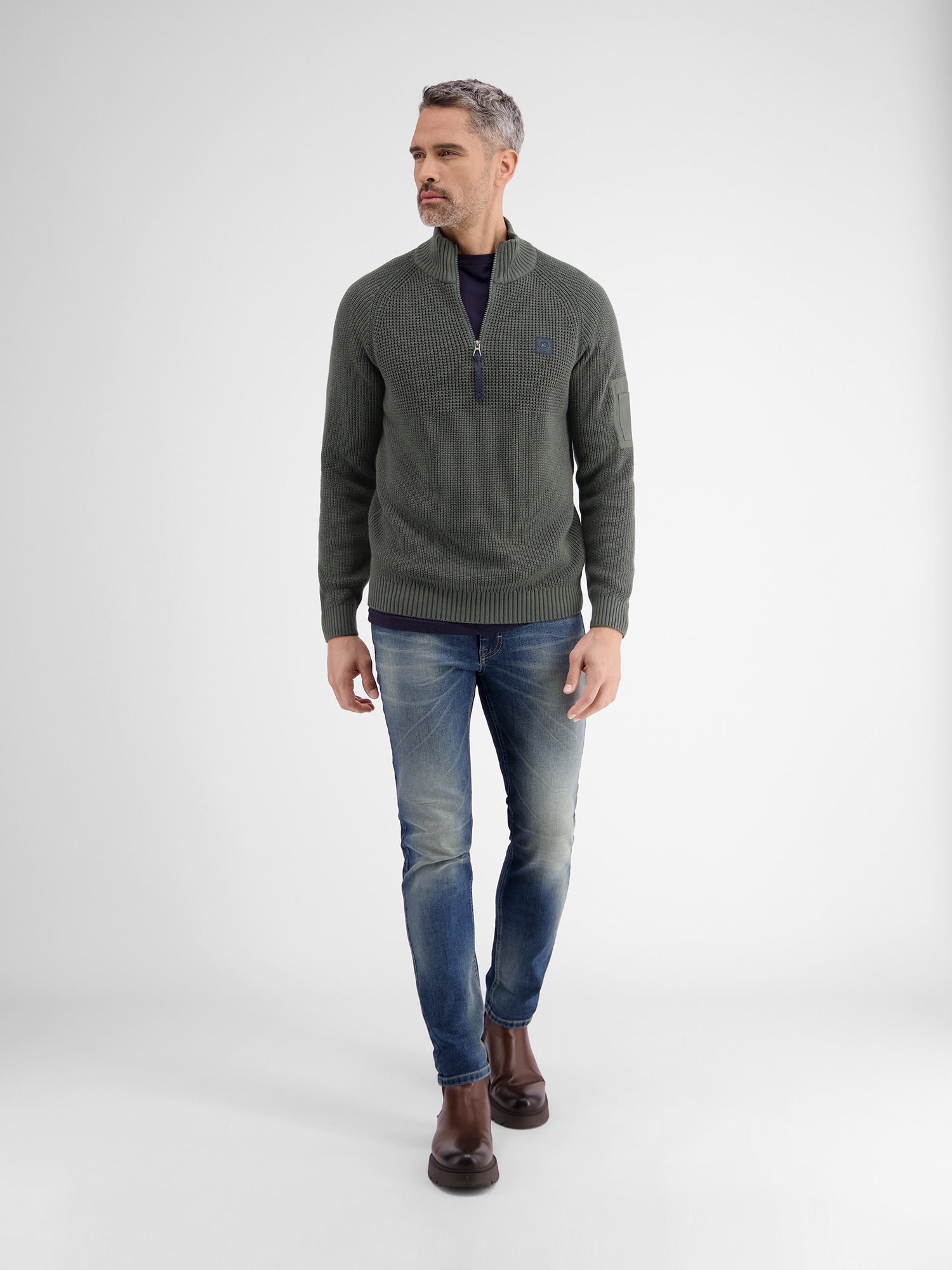 LERROS Troyer »LERROS Stricktroyer für Herren, grob gerippt«