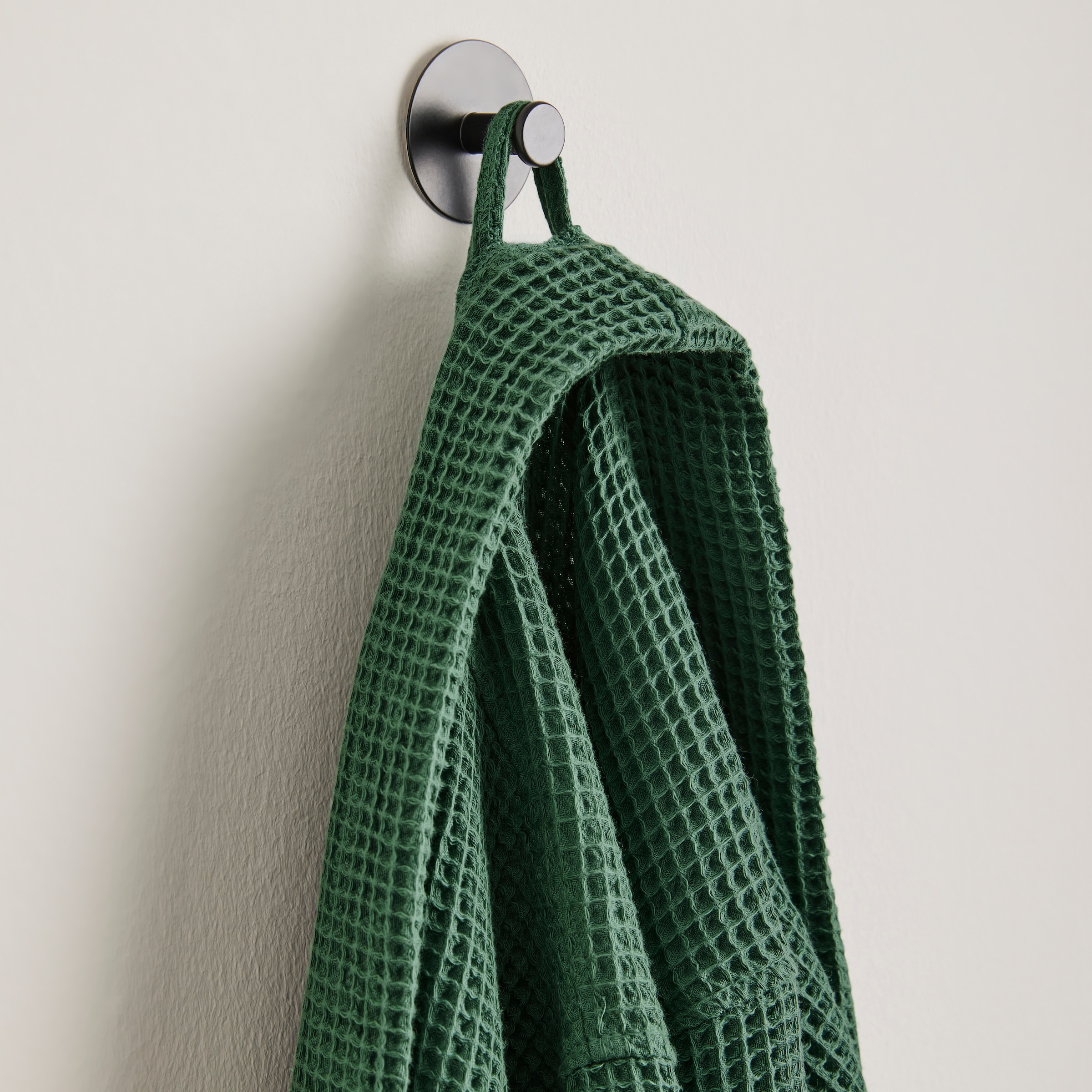 my home Unisex-Bademantel »Inga, Waffelpiqué, leicht, ideal für Sauna & Spa, Hotelbademantel« 1 Stk. kleines Packmaß, Taschen, Damen & Herren, S-3XL, Morgenmantel